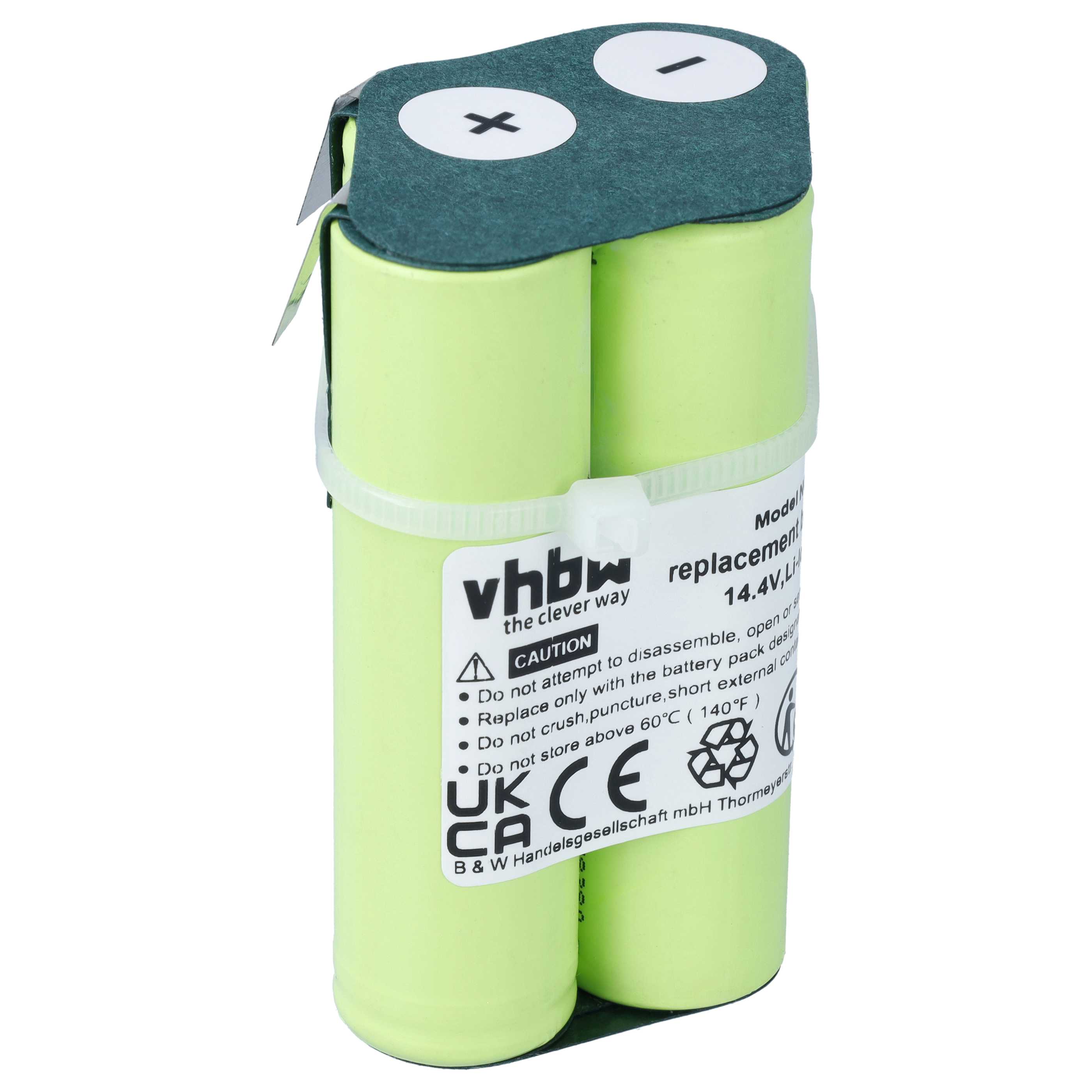 Akku als Ersatz für Bosch 908BPV144 für Bosch Staubsauger - 3000mAh 14,4V Li-Ion