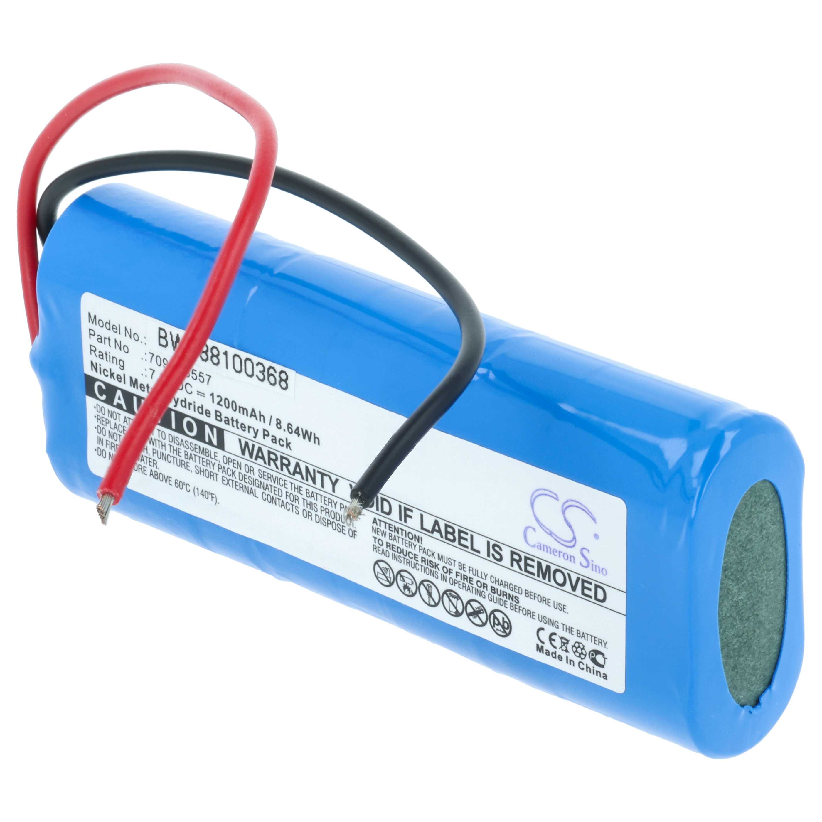 Batterie (2 pièces) remplace Seik 709053557 - 1200mAh 7,2V NiMH