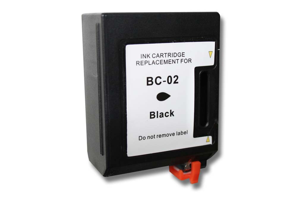 Ink Cartridge as Exchange for Canon BX-02, BC-02, BC-01 for Canon Printer - Black, Refilled 23 ml