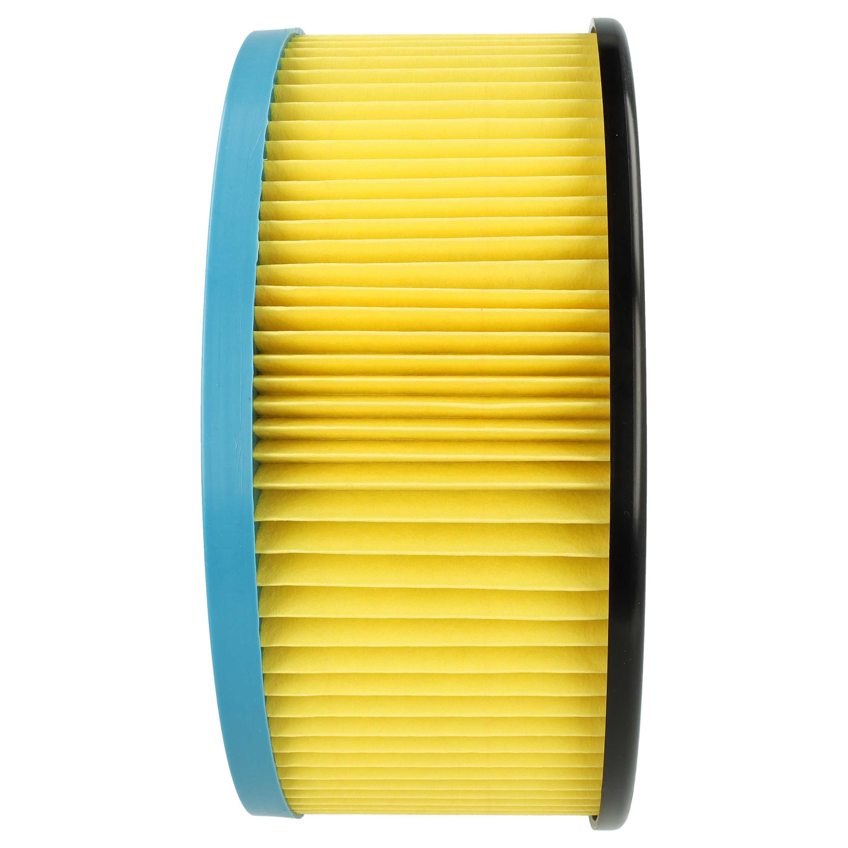 3x cartridge filter replaces Metabo 631753000 for Hitachi Vacuum Cleaner, black / blue / yellow