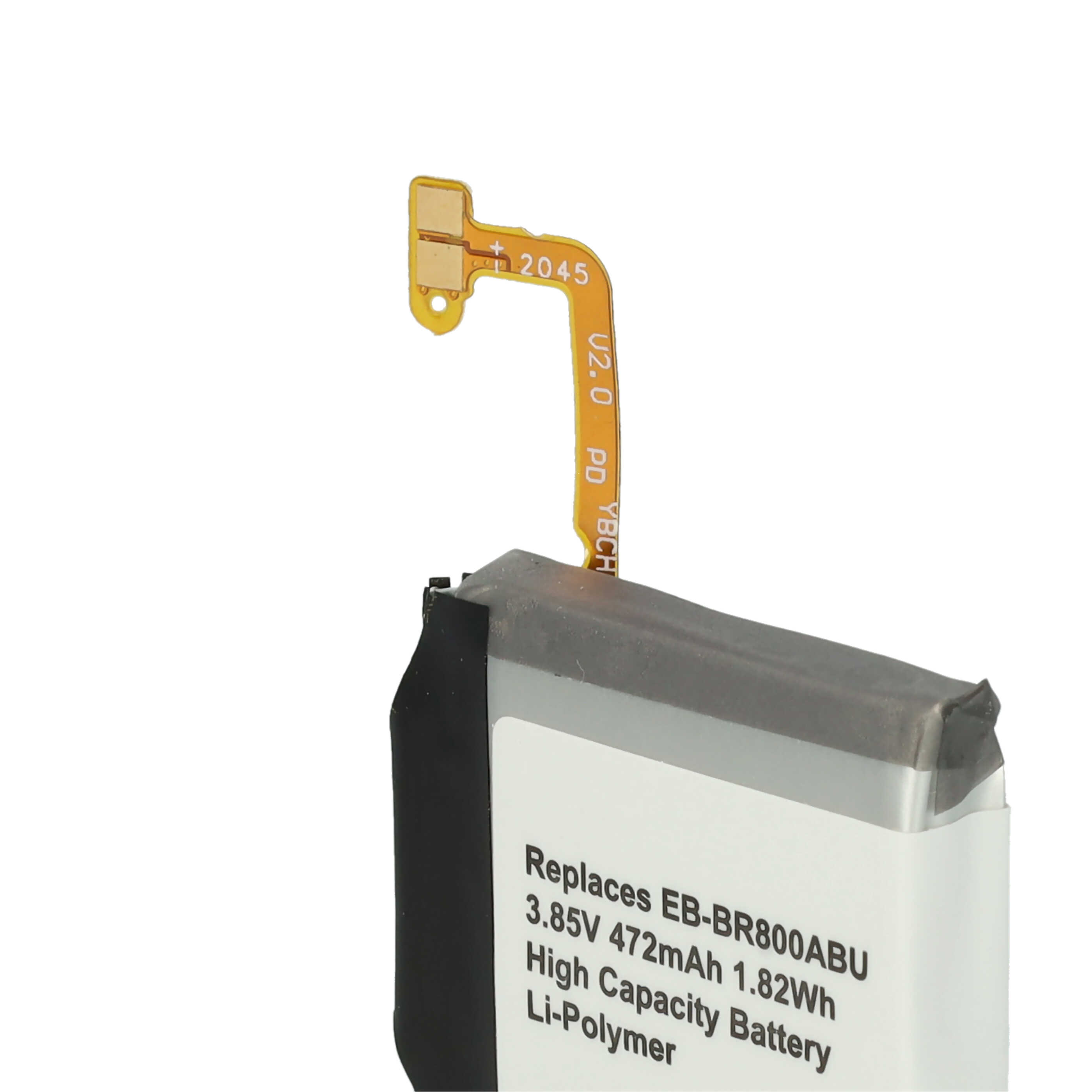 Smartwatch Battery replaces Samsung GH43-04855A, EB-BR800ABU - 472 mAh 3.85 V Li-polymer + Tools