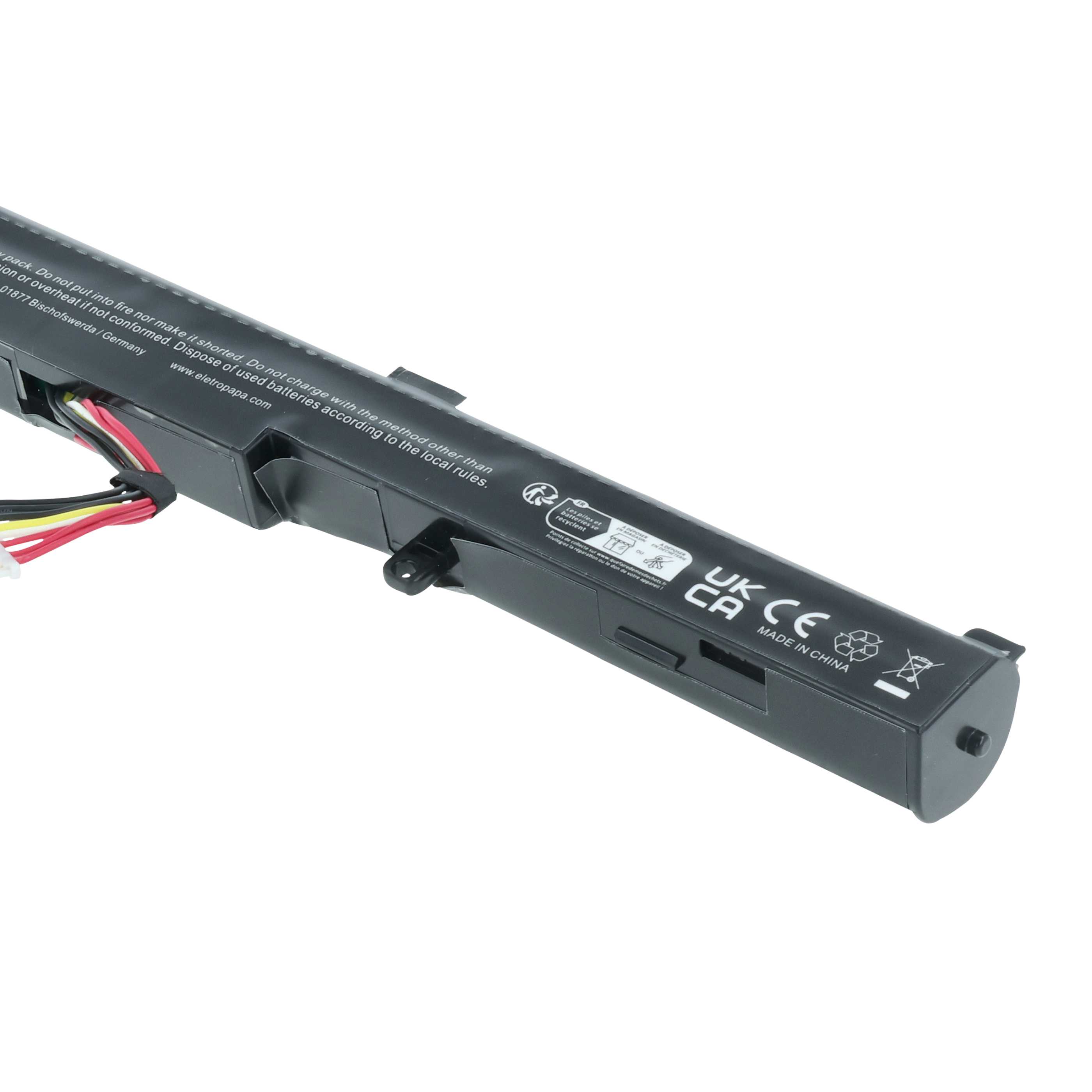 Batteria sostituisce Asus 0B110-00220000, 0B110-00220100 per notebook - 2950mAh 14,8V Li-Ion nero