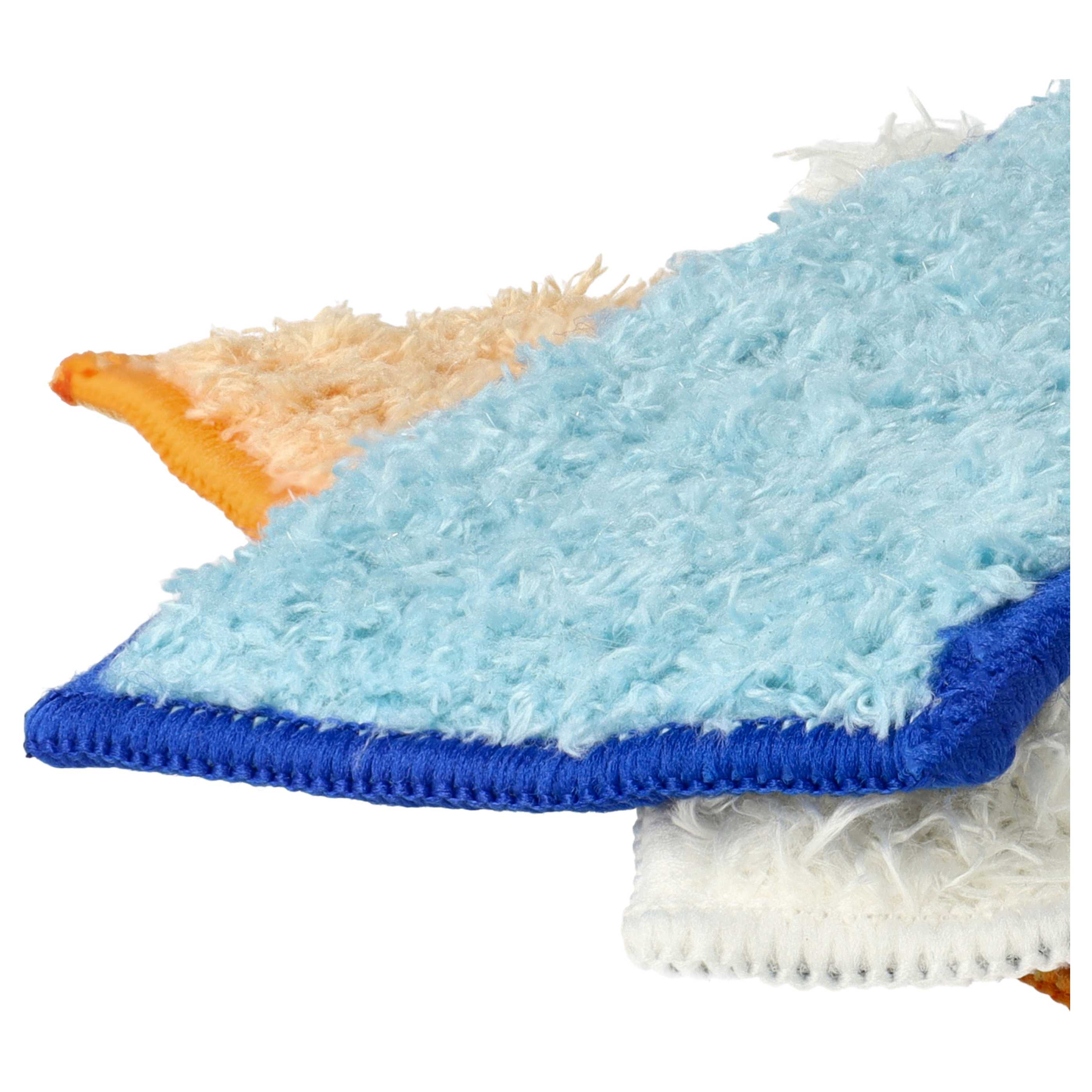Cleaning Cloth Set (6 Part) suitable for iRobot Braava Jet 240, 250 Robot Vacuum - plastic