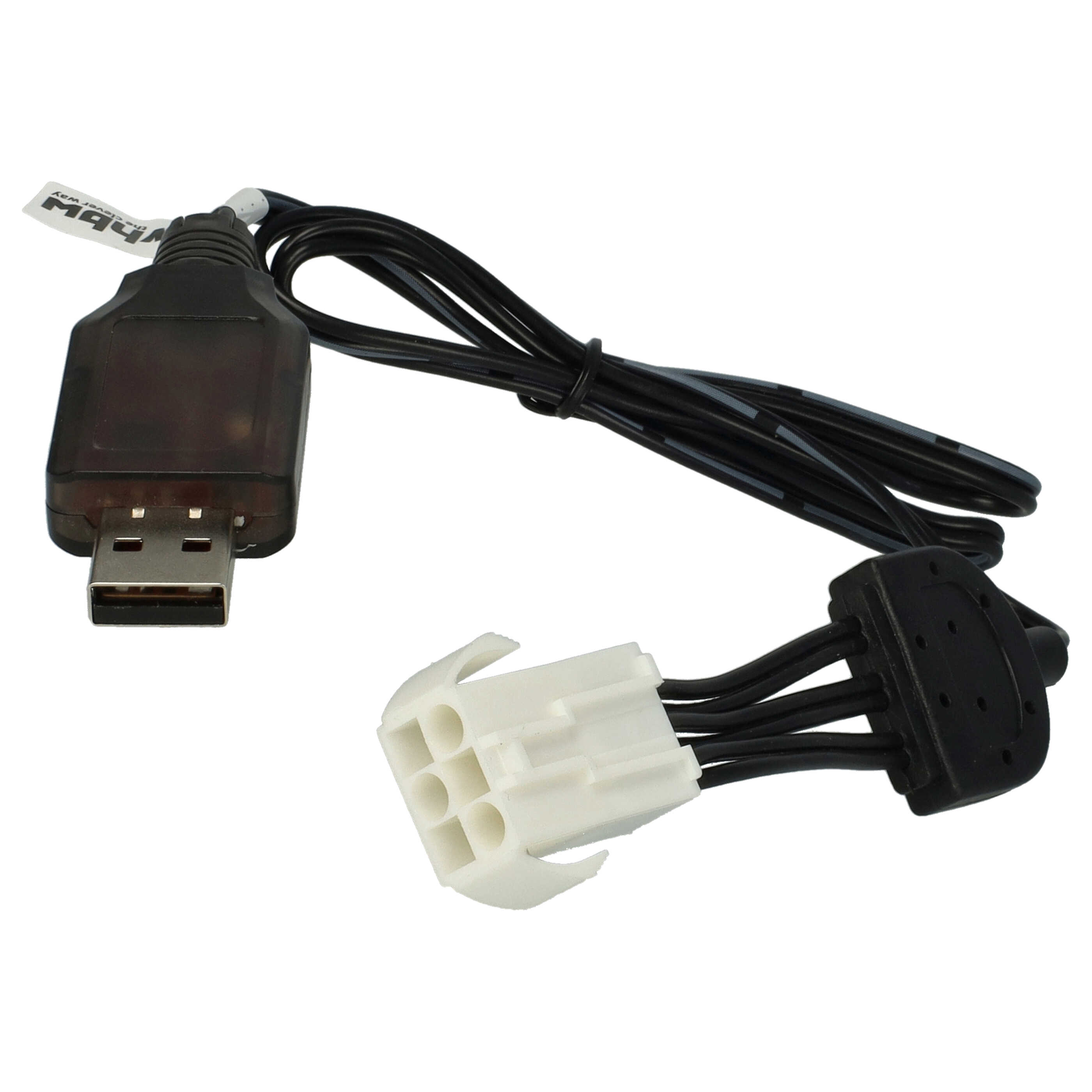 USB Charging Cable replaces Himoto HSP 9.6V for GPToys RC Batteries with SM-6P Connector etc. - 50 cm 9.6 V