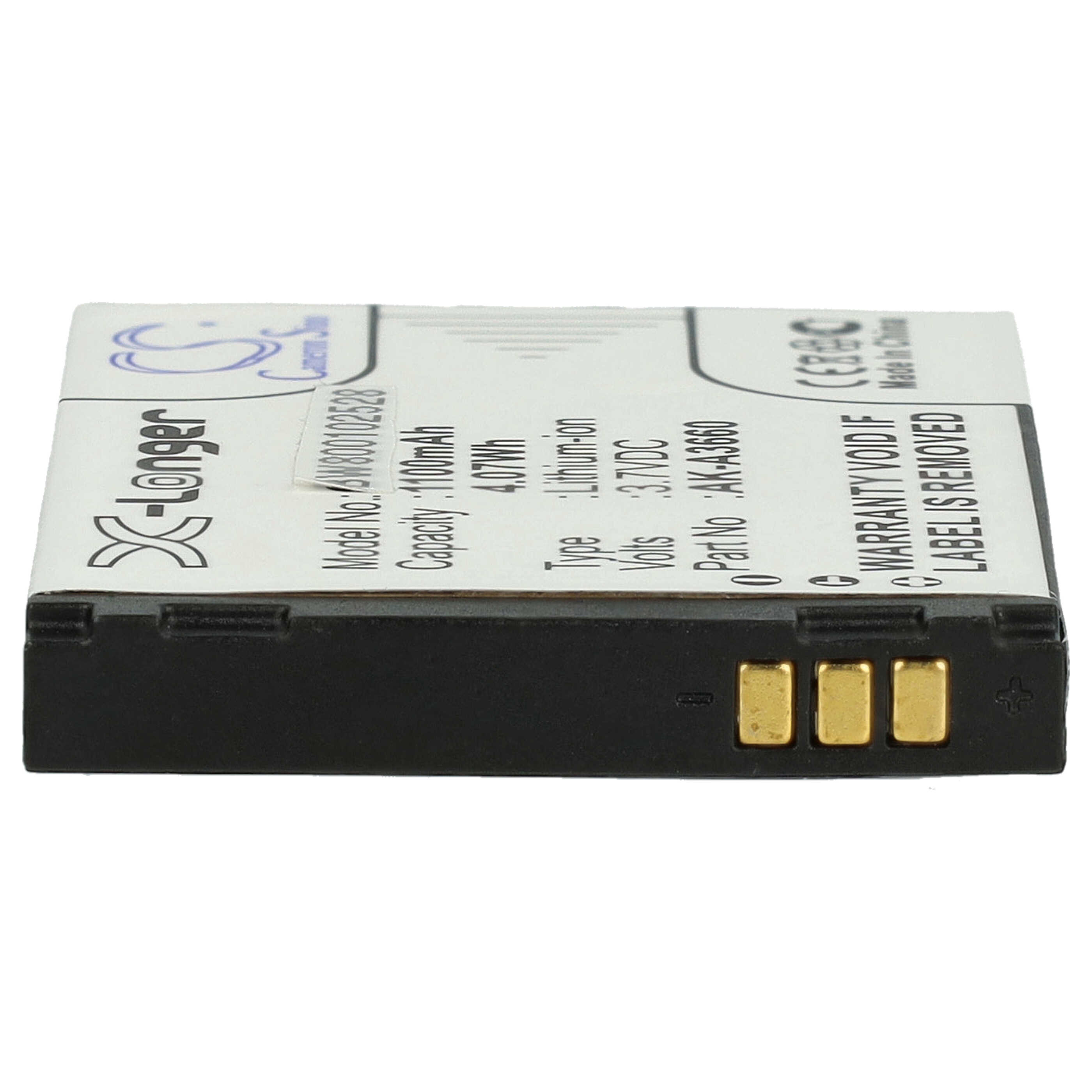 Mobile Phone Battery Replacement for Emporia AK-A3630 - 1100mAh 3.7V Li-Ion