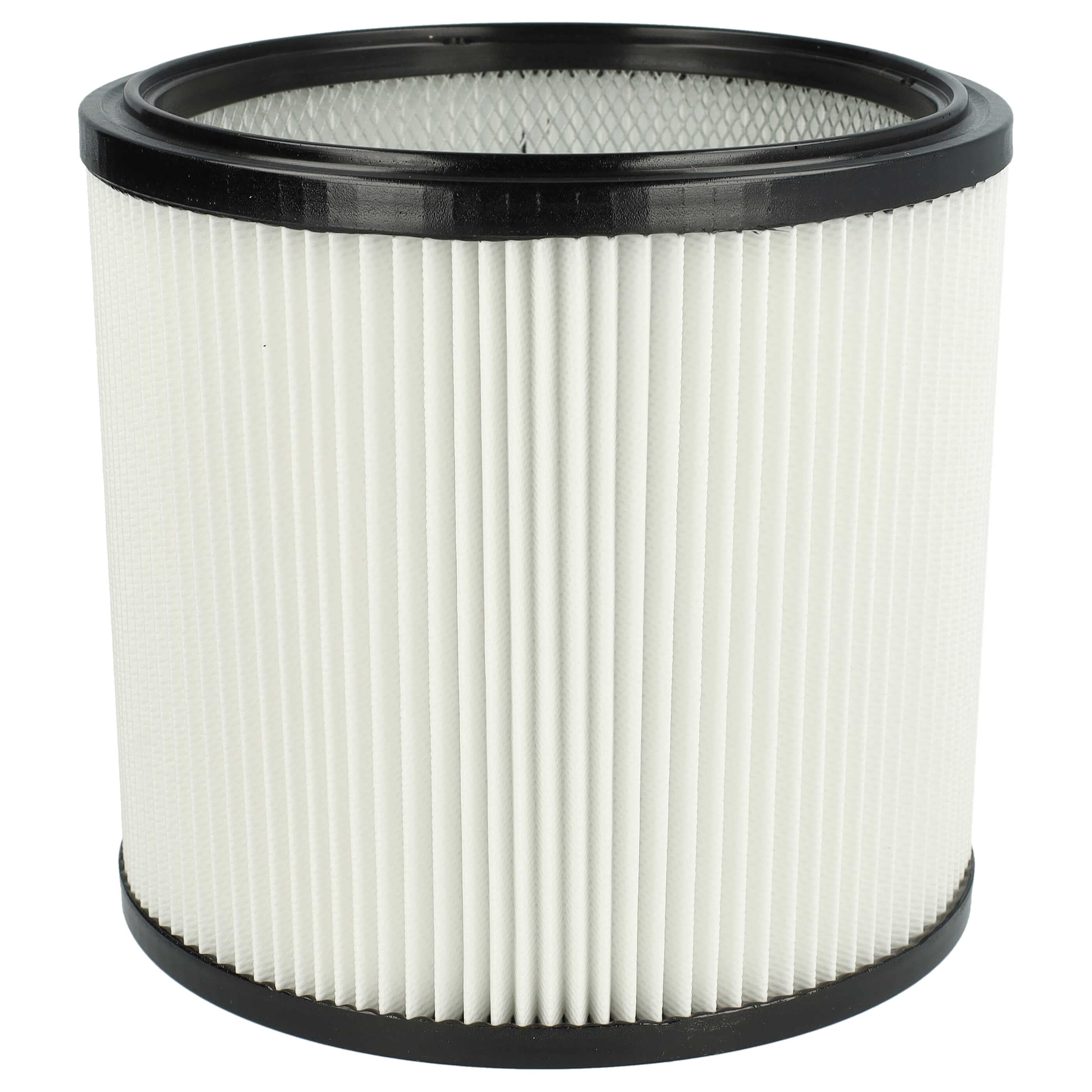 Filtercartridge filter replaces Starmix 413525, 4011240413525 for Starmix Vacuum Cleaner, black / white
