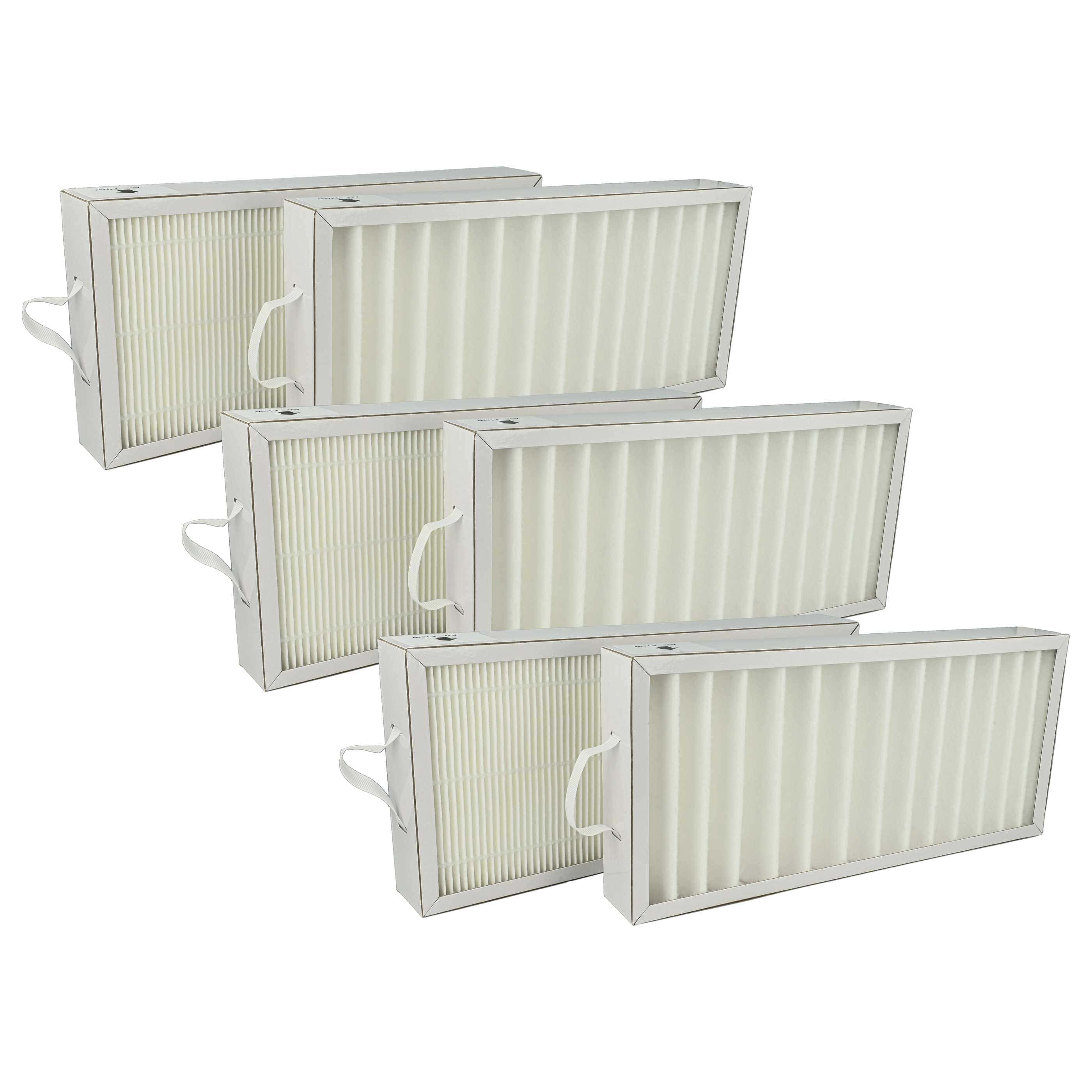6x Filter als Ersatz für Pluggit APFG4F7-300 für Pluggit Lüfter - 35 x 16 x 4,5 cm
