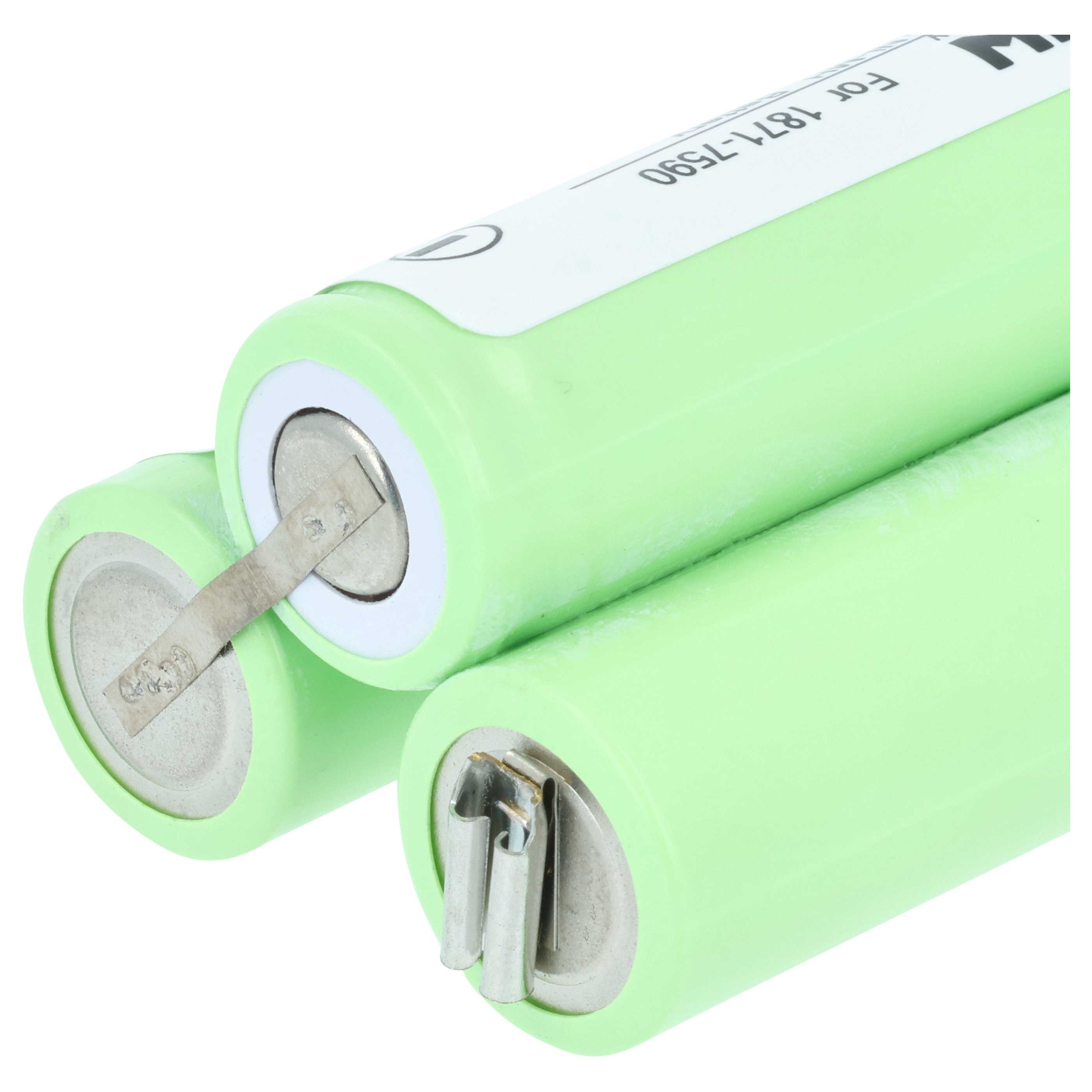 Batterie remplace Moser 1871-7590 tondeuse à cheveux - 2000mAh 3,6V NiMH