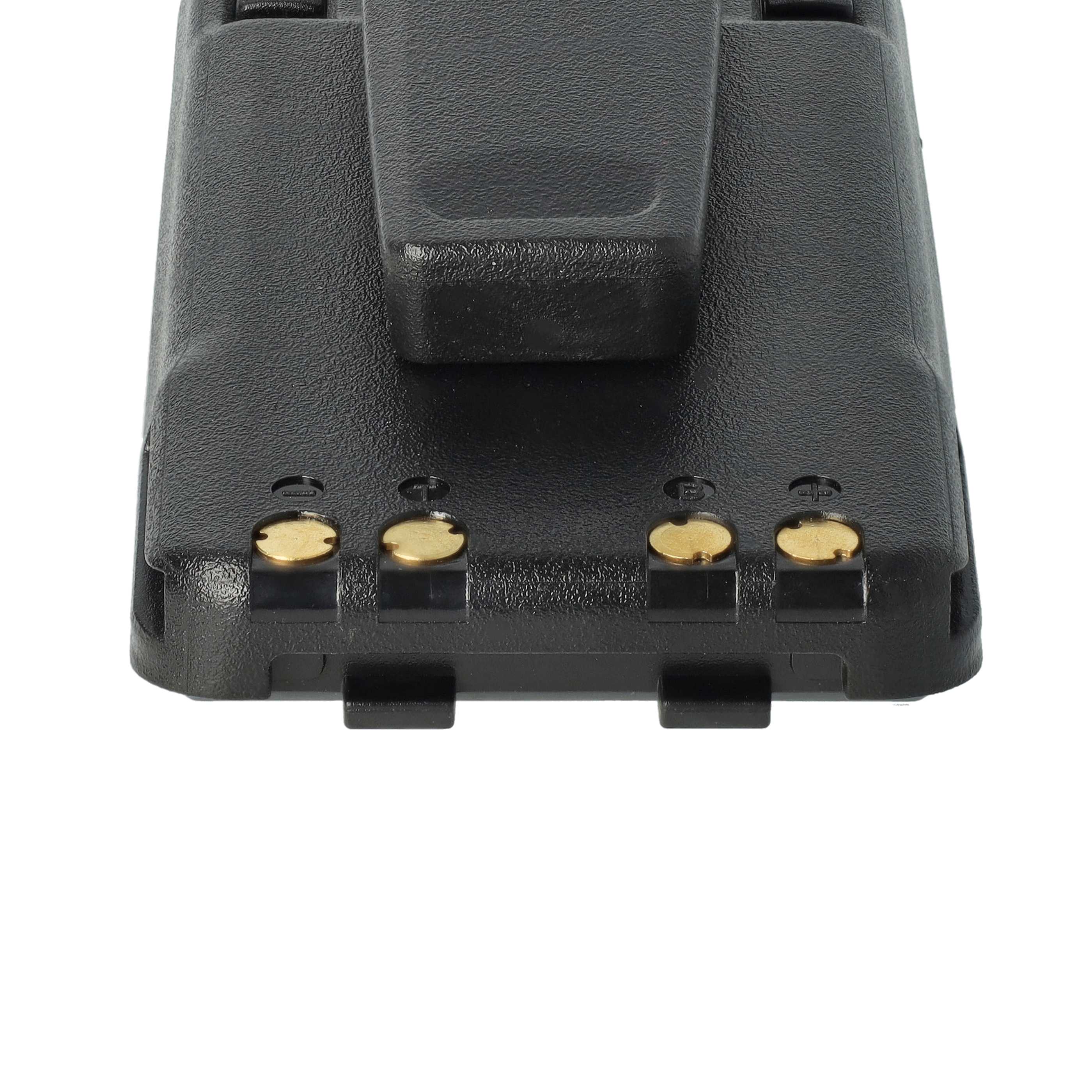 Radio 2x Battery replaces Icom BP-279, BP-280, BP-280LI - 1500 mAh 7.4 V Li-Ion + Belt Clip