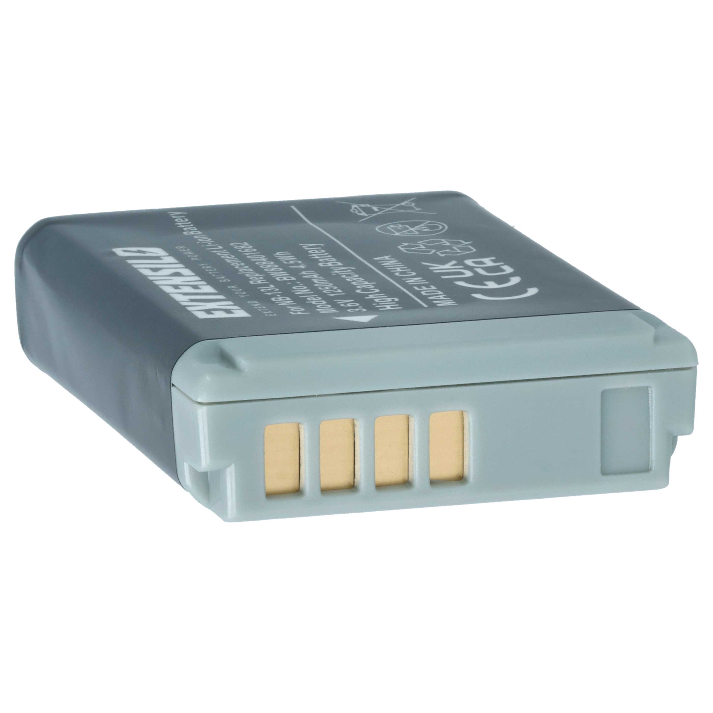 3x Batteria sostituisce Canon NB-13L per fotocamera - 1250mAh 3,6V Li-Ion