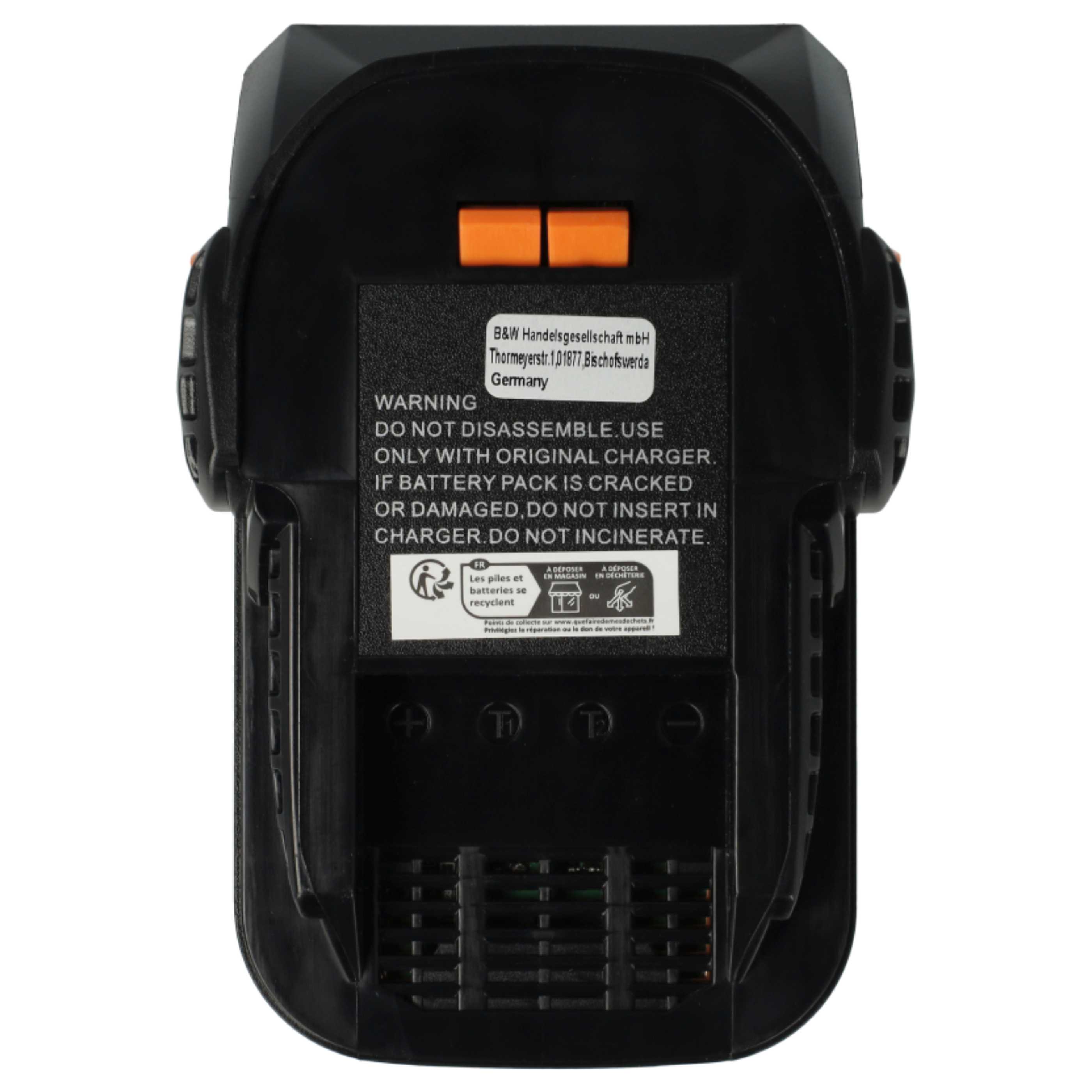 L1815 Batterie (3 pcs.) remplace AEG B1814, B1817G, B1814G, B1817, L1815 ...
