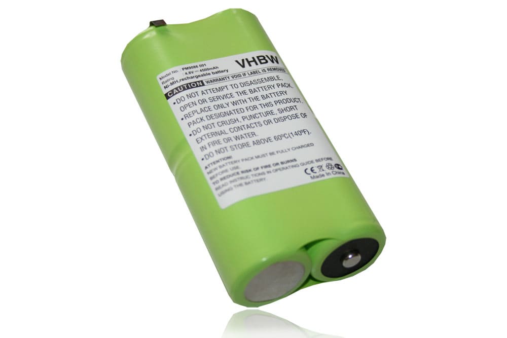 Batería reemplaza Fluke PM9086 001, B10858, AS30006 para dispositivo medición Philips - 4500 mAh 4,8 V NiMH