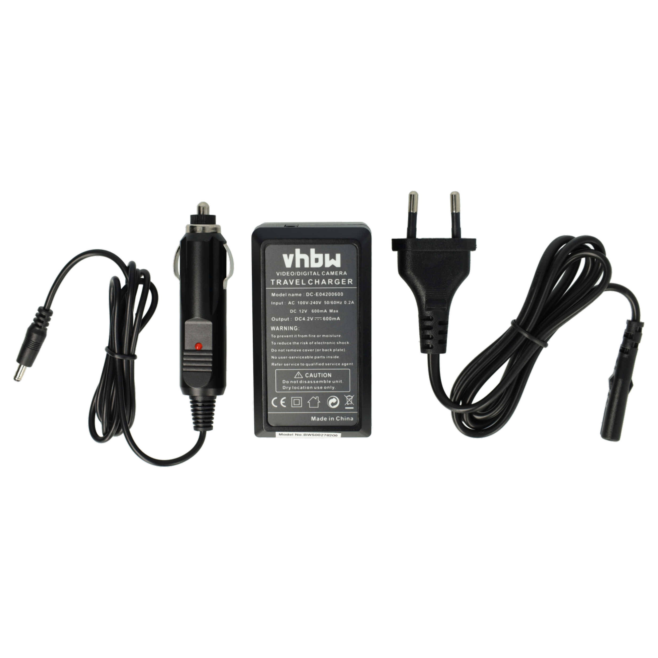 Battery Charger suitable for Exilim EX-G1 Camera etc. - 0.6 A, 4.2 V