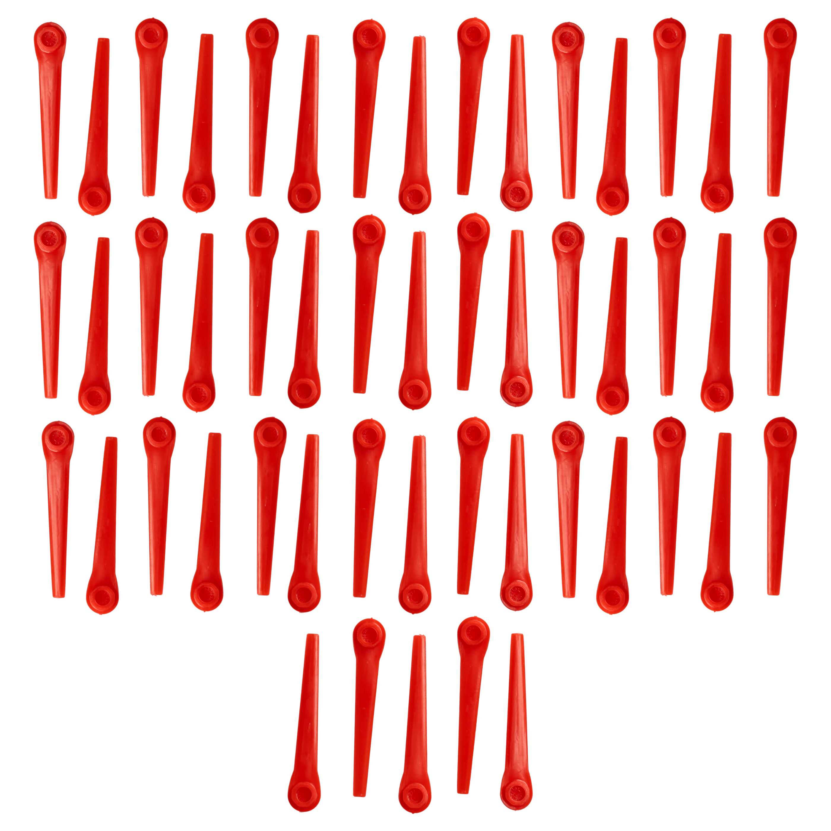 50x Exchange Blade replaces Gardena RotorCut 5368-20 Cordless Strimmerplasticorange