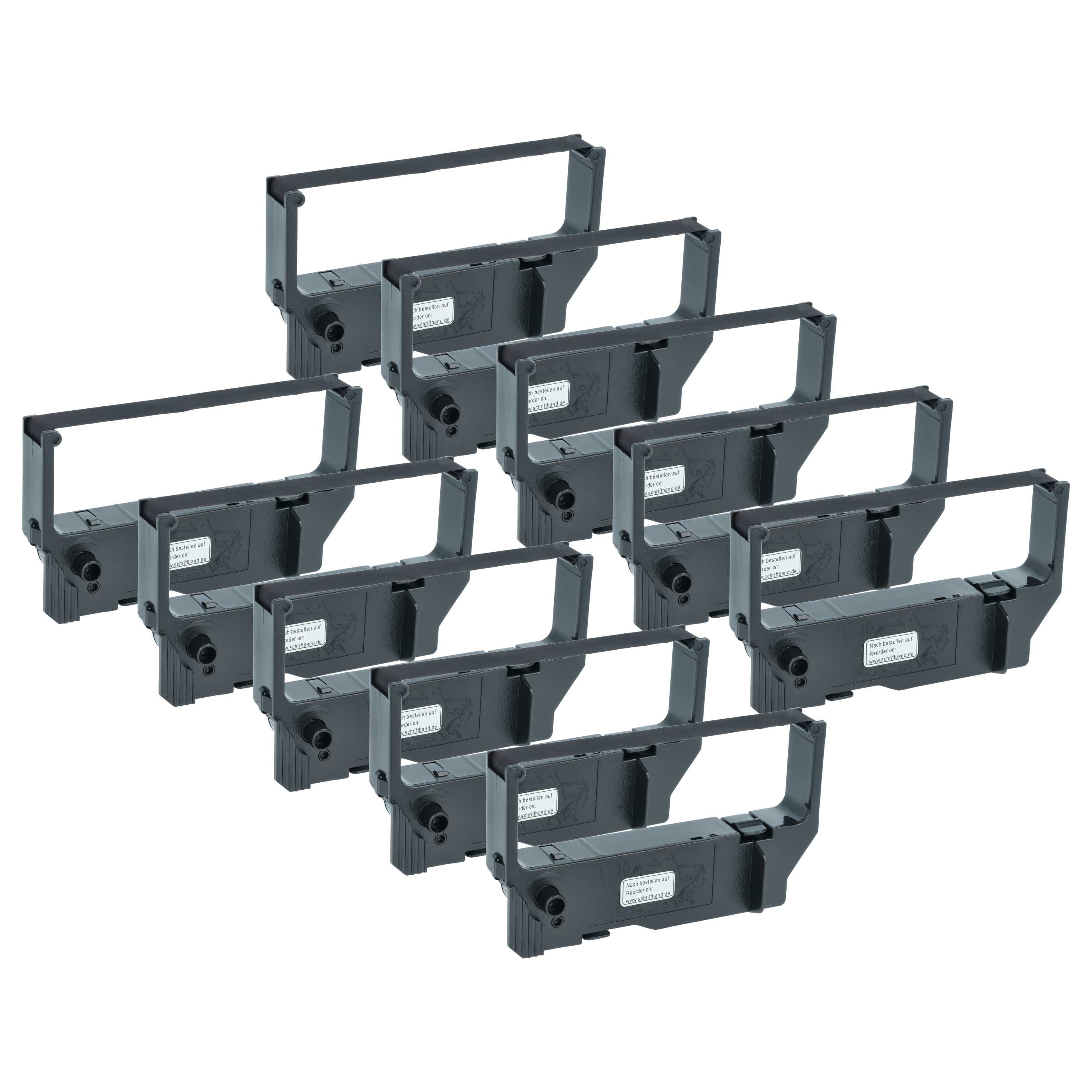 10x Ink Ribbon replaces Star 30980112, RC-200B for Dot Matrix, Receipt Printer - Black