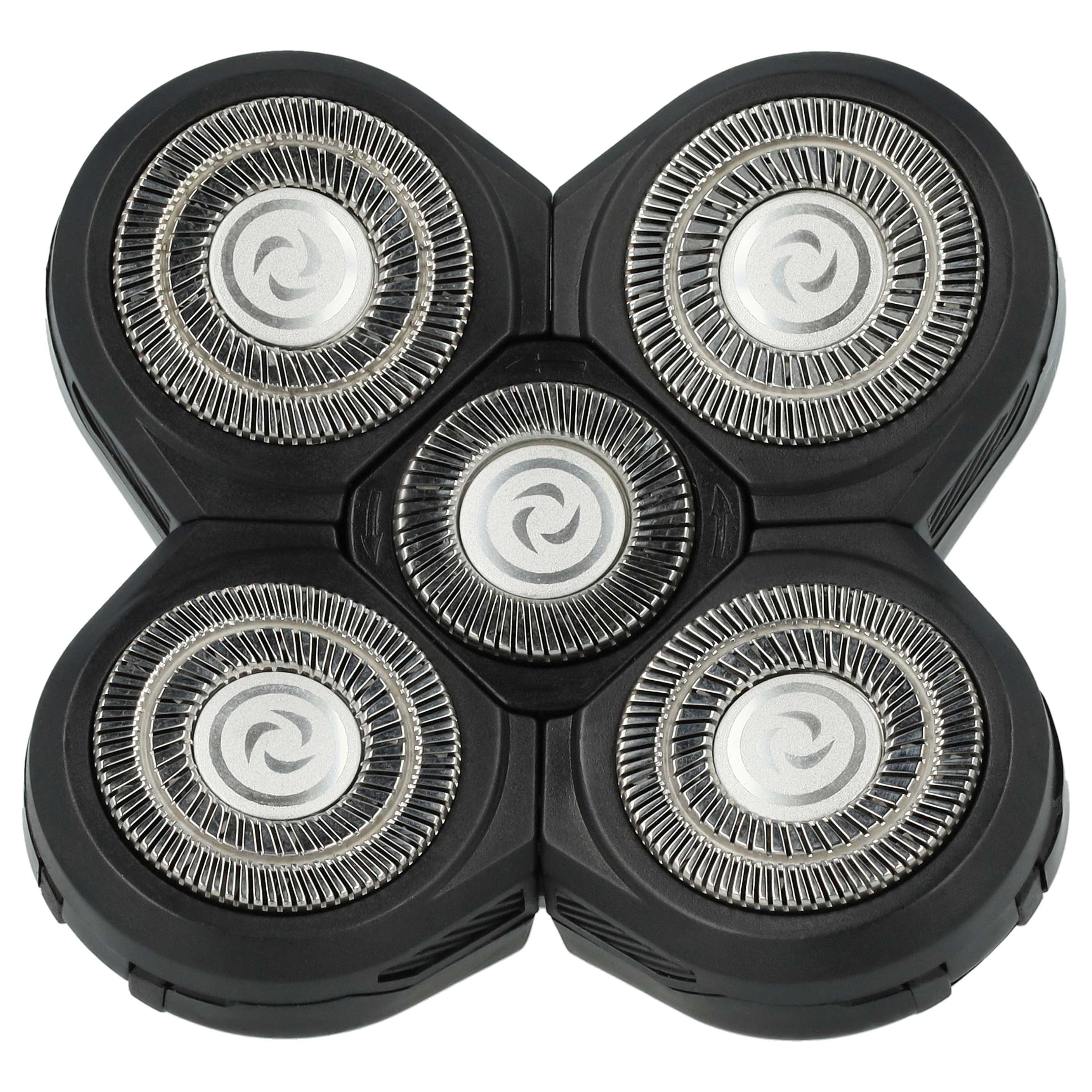 2x cabezales reemplaza Philips RQ12, RQ50, RQ12+, RQ40 para afeitadoras Philips - negro
