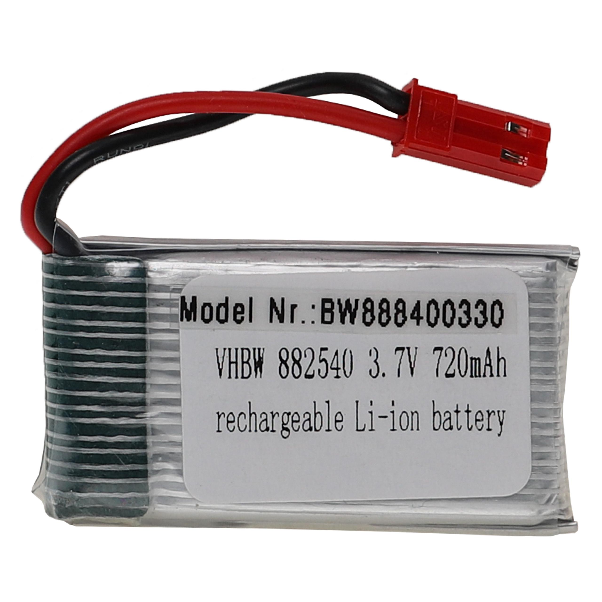 Batterie pour modèle radio-télécommandé - 720mAh 3,7V Li-polymère, BEC
