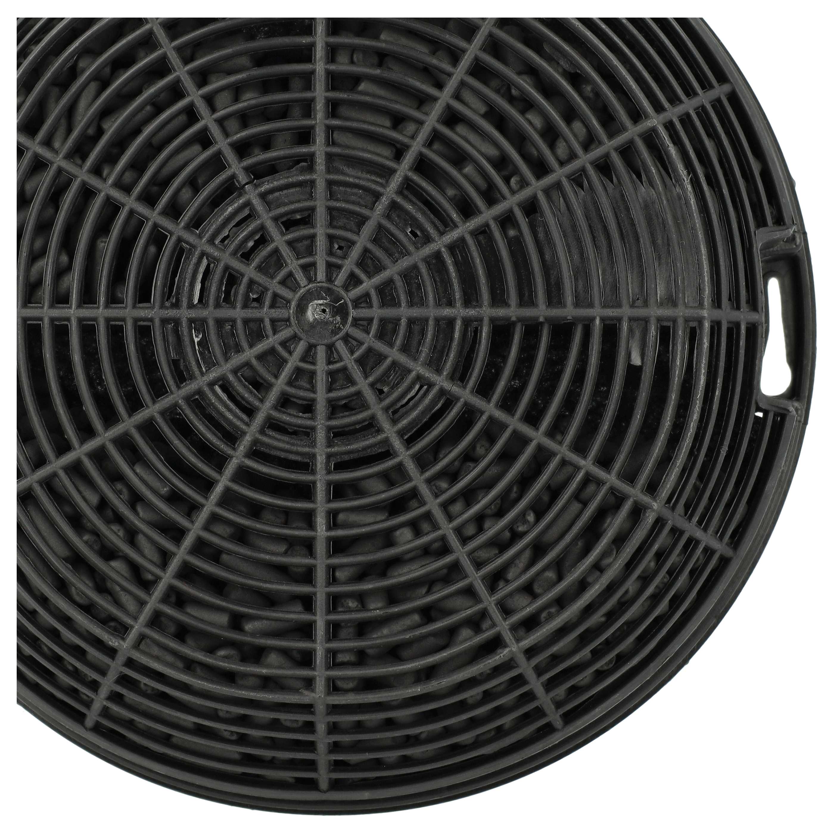 2x Filtres à charbon actif remplace AEG 50292969008, AMC023, 4055046520, 9029800571 pour hotte Privileg