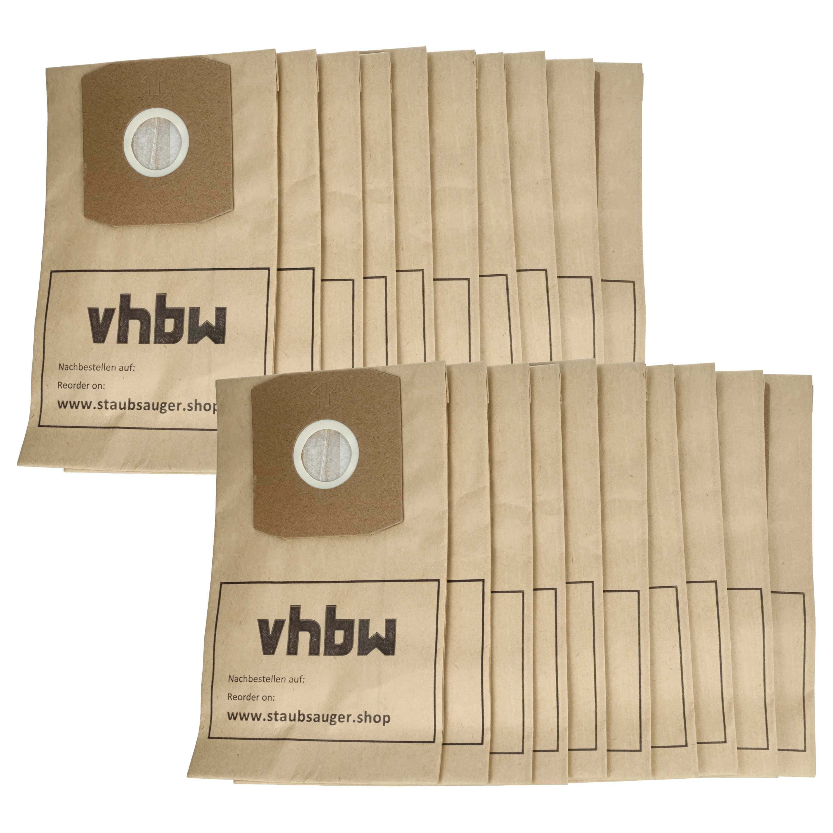 20x Sac remplace Daewoo SB200, SB80, SB70 pour aspirateur Thomas - papier