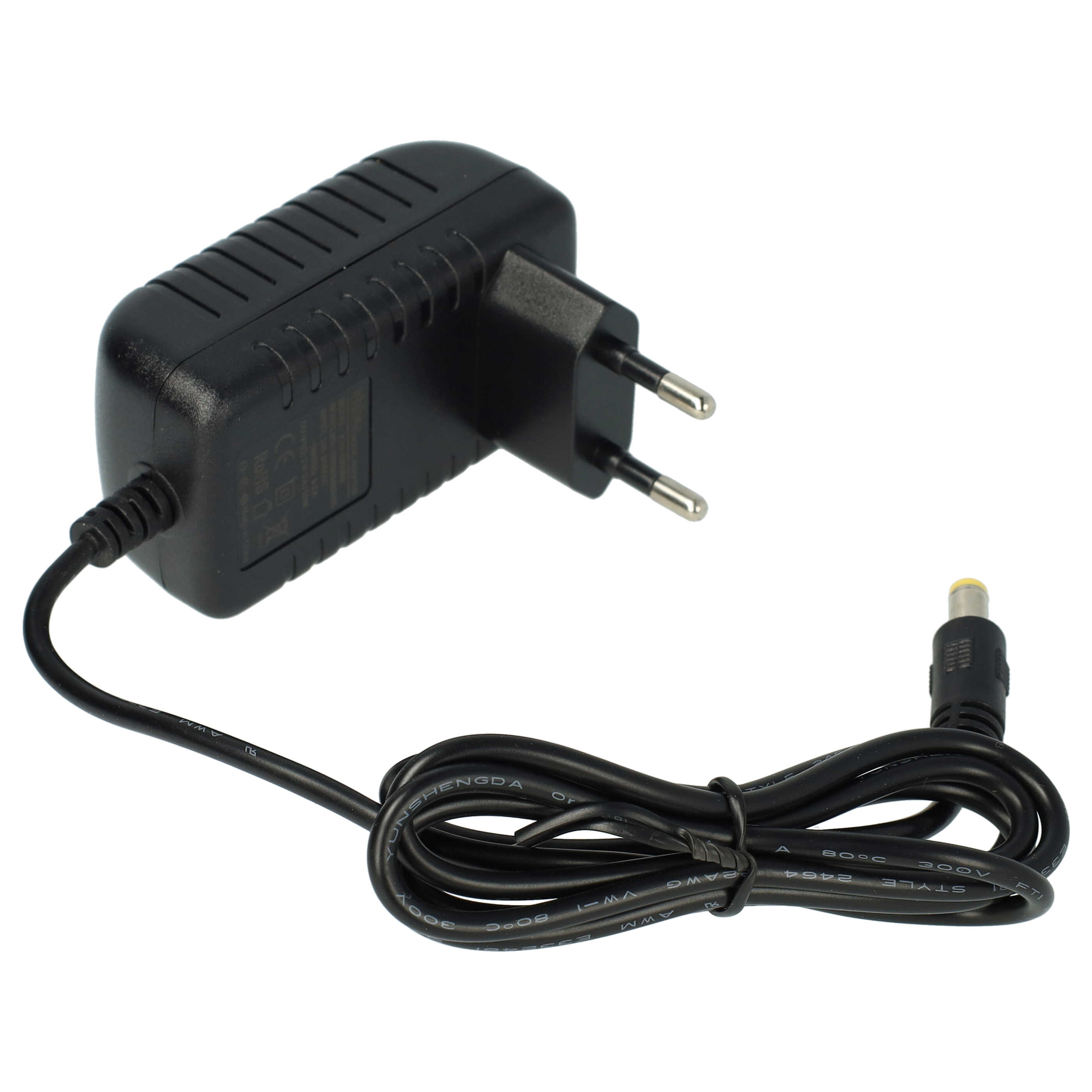 Mains Power Adapter with 5.5 x 2.1 mm Plug suitable for various Electric Devices - 5 V / 2 A