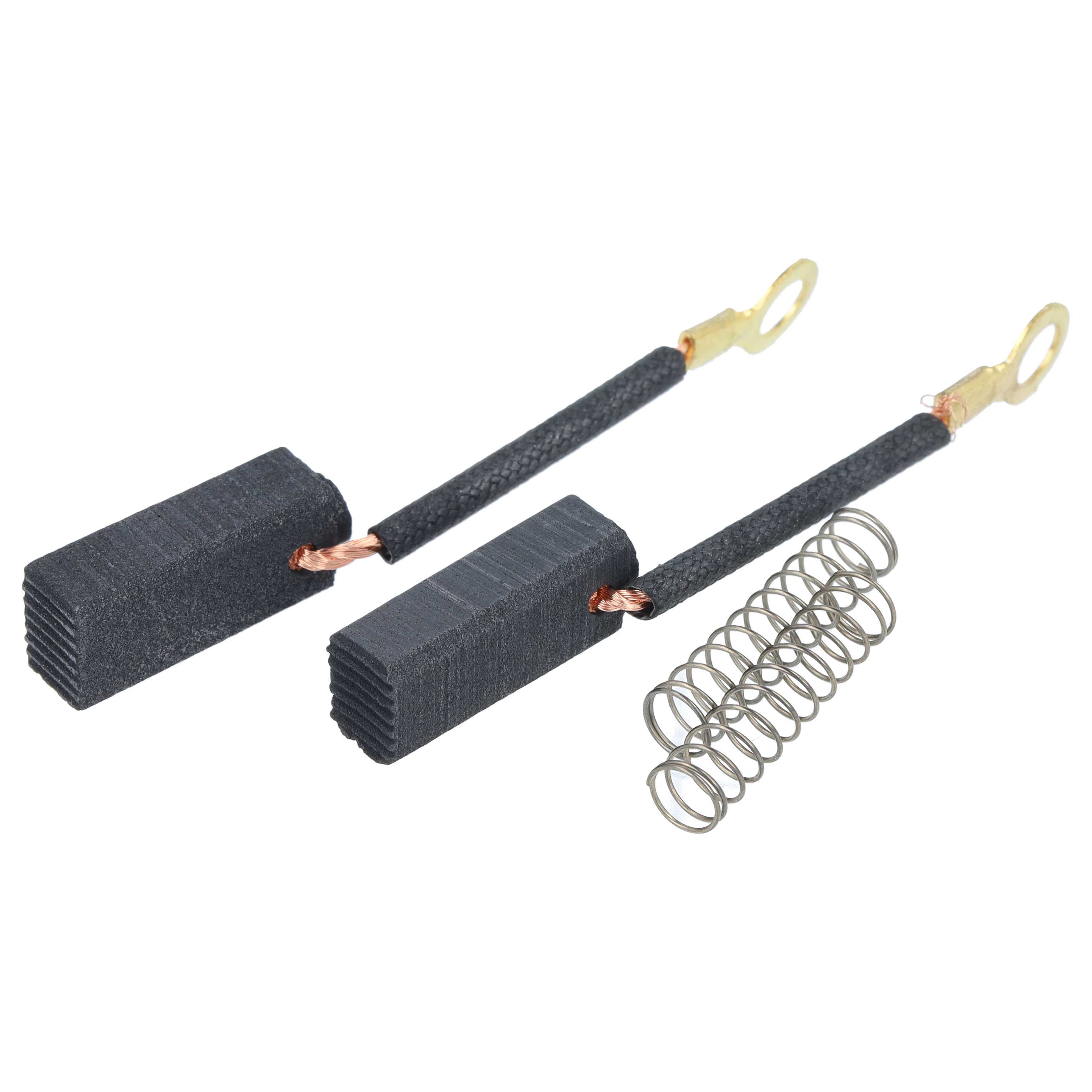 2x Carbon Brush as Replacement for MZ 0816.1-202 for motorbike, generator - 6 x 8 x 20 mm