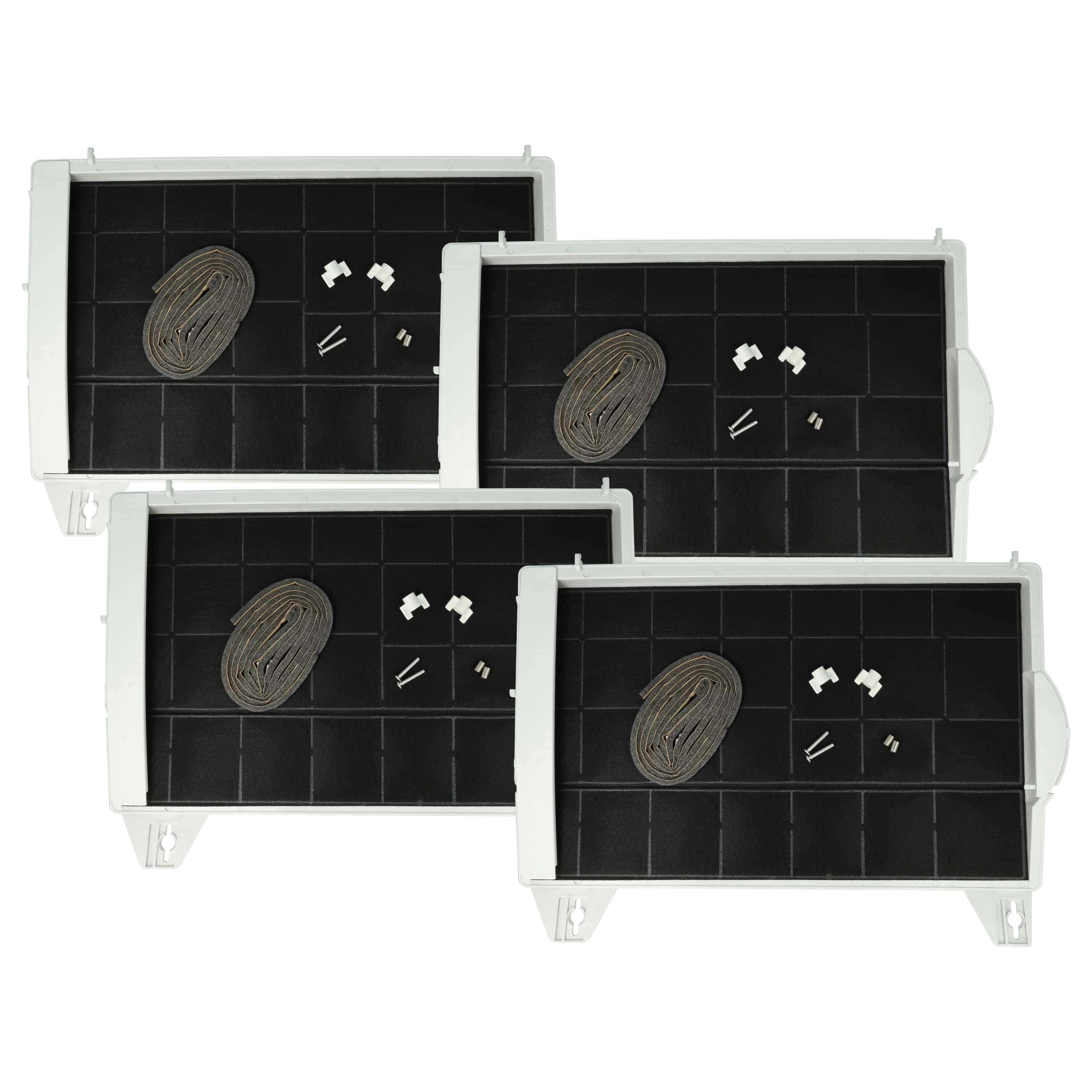 4x Filtres à charbon actif remplace Balay LZ3BYN6, 3AB365T pour hotte Bosch