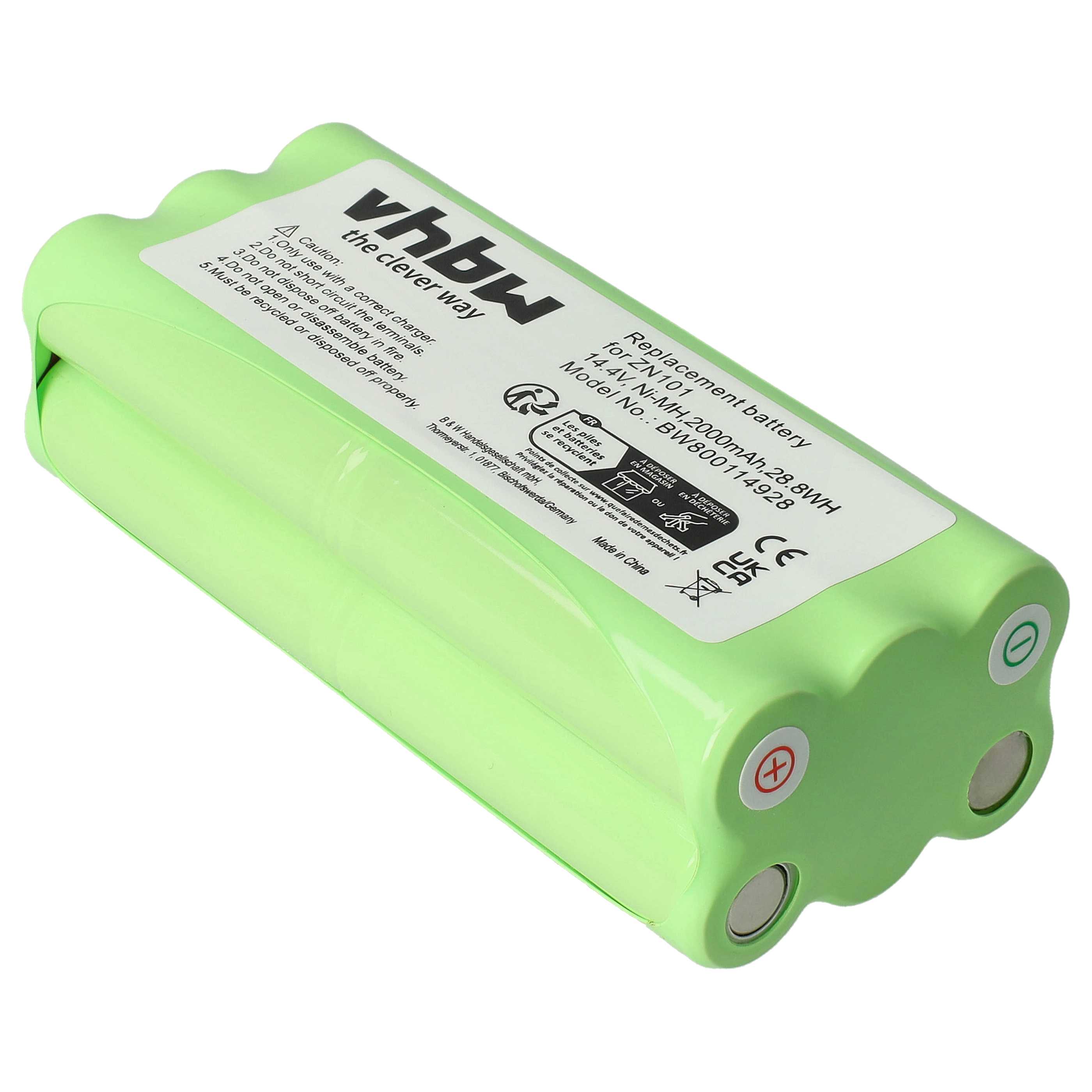 Akku als Ersatz für Dirt Devil R1-L051B, 0606004 für Puppyoo - 2000mAh 14,4V NiMH