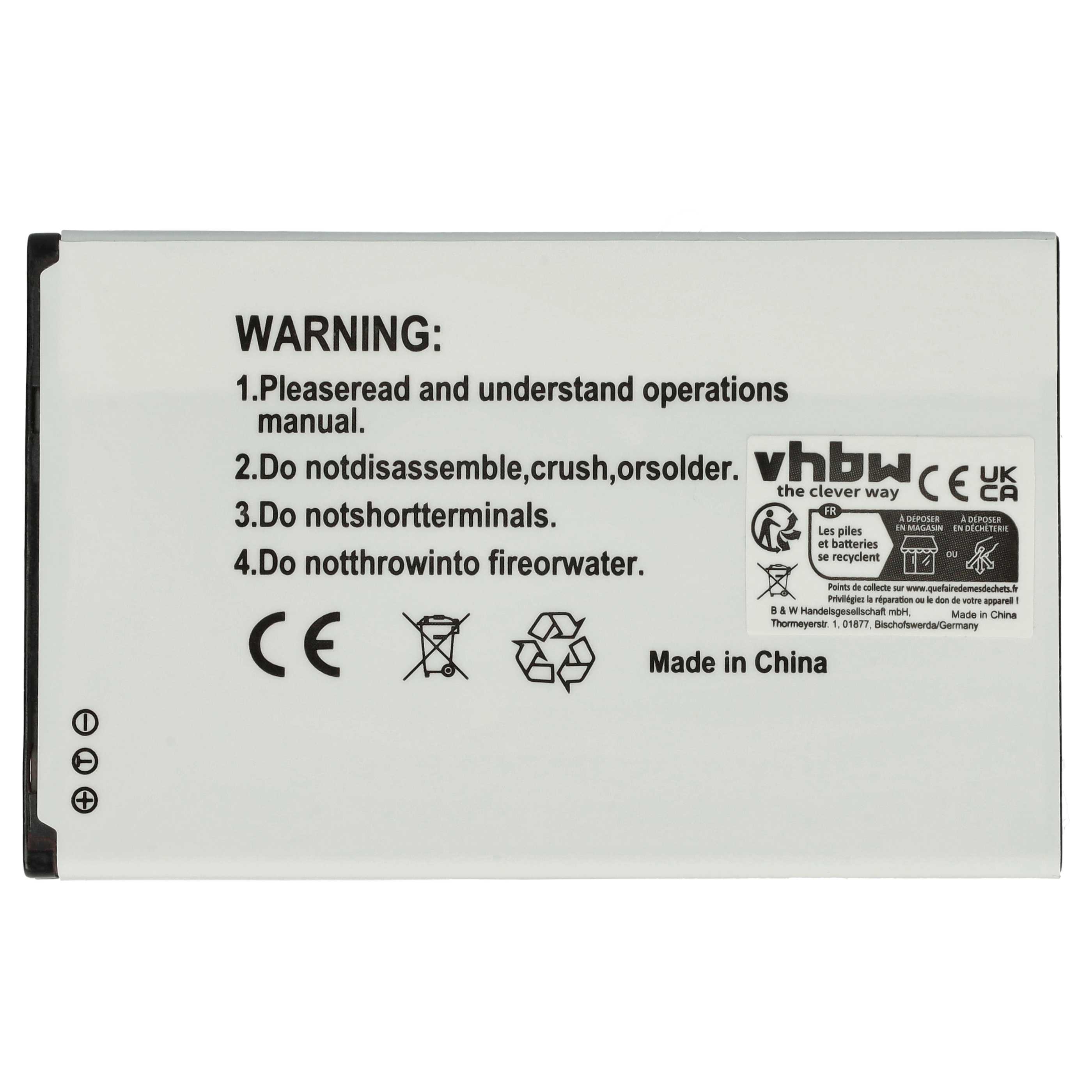 Batería reemplaza LI3720T42P3H704572, Li3723T42P3h704572 para router (1800 mAh, 3,7 V, Li-Ion)
