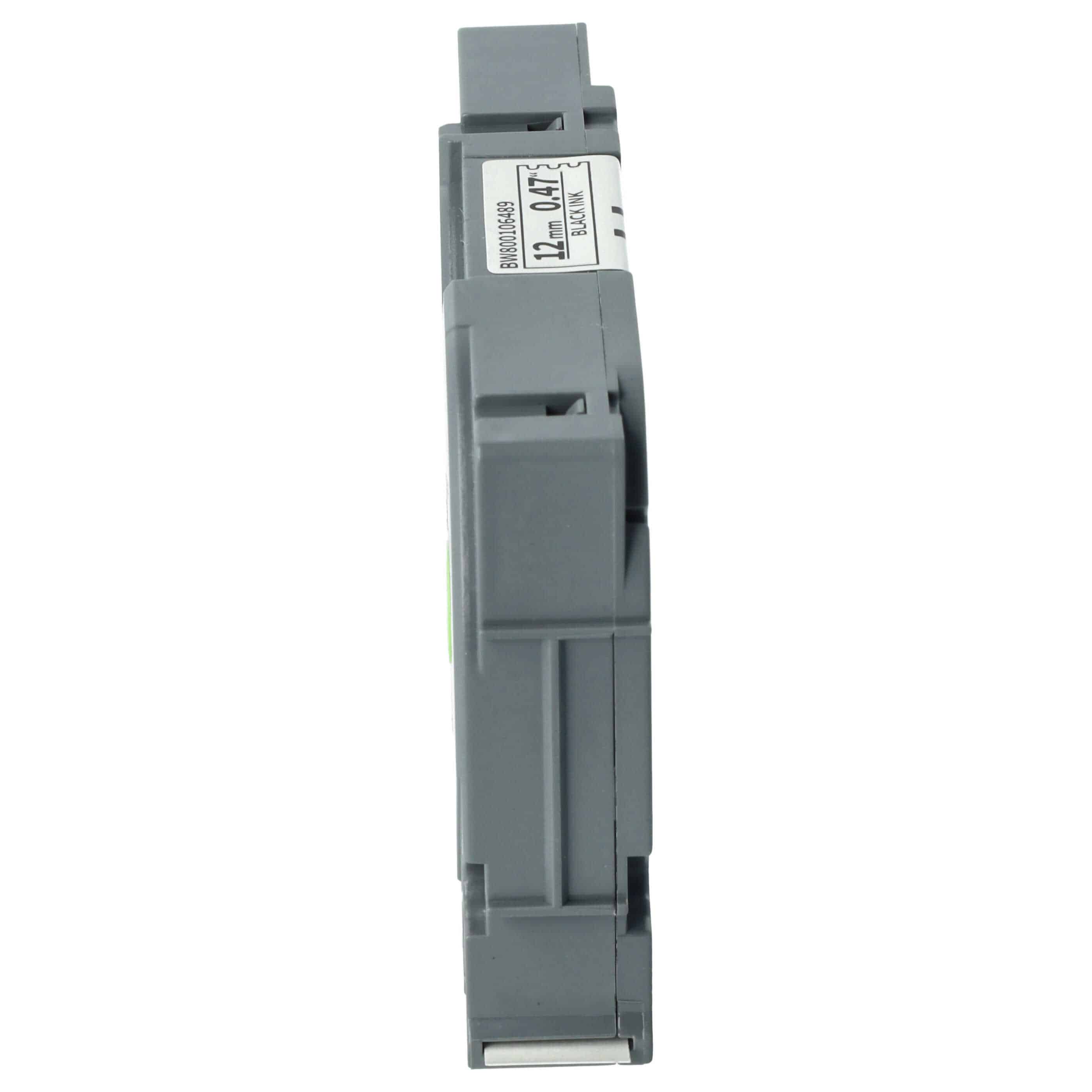 3x Cassetta nastro sostituisce Brother TZE-231, TZ-231 per etichettatrice Brother 12mm nero su bianco