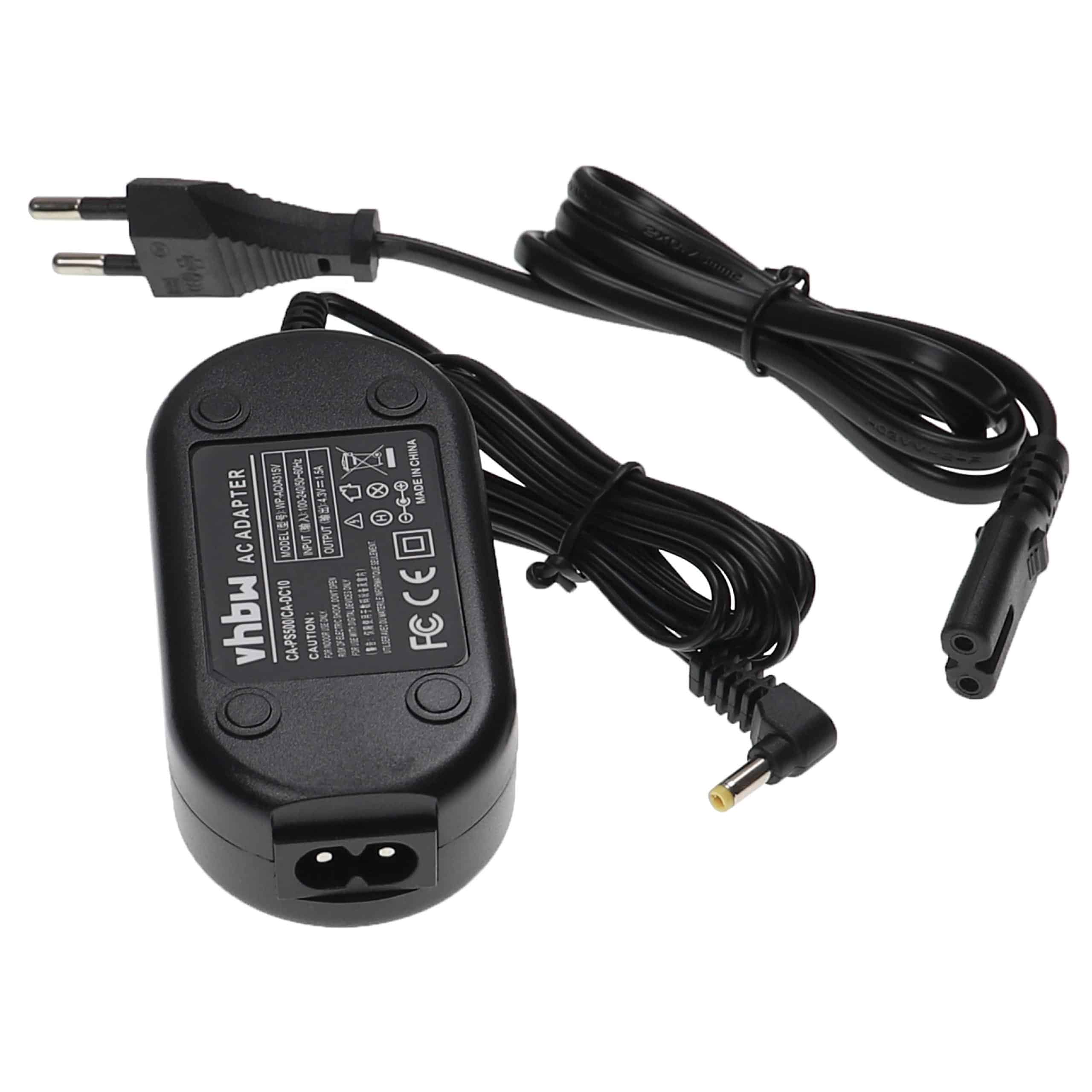 Power Supply replaces CA-PS600CA-PS500CA-PS400ACK-DC10 for Camera - 2 m, 4.3 V 2.0 A