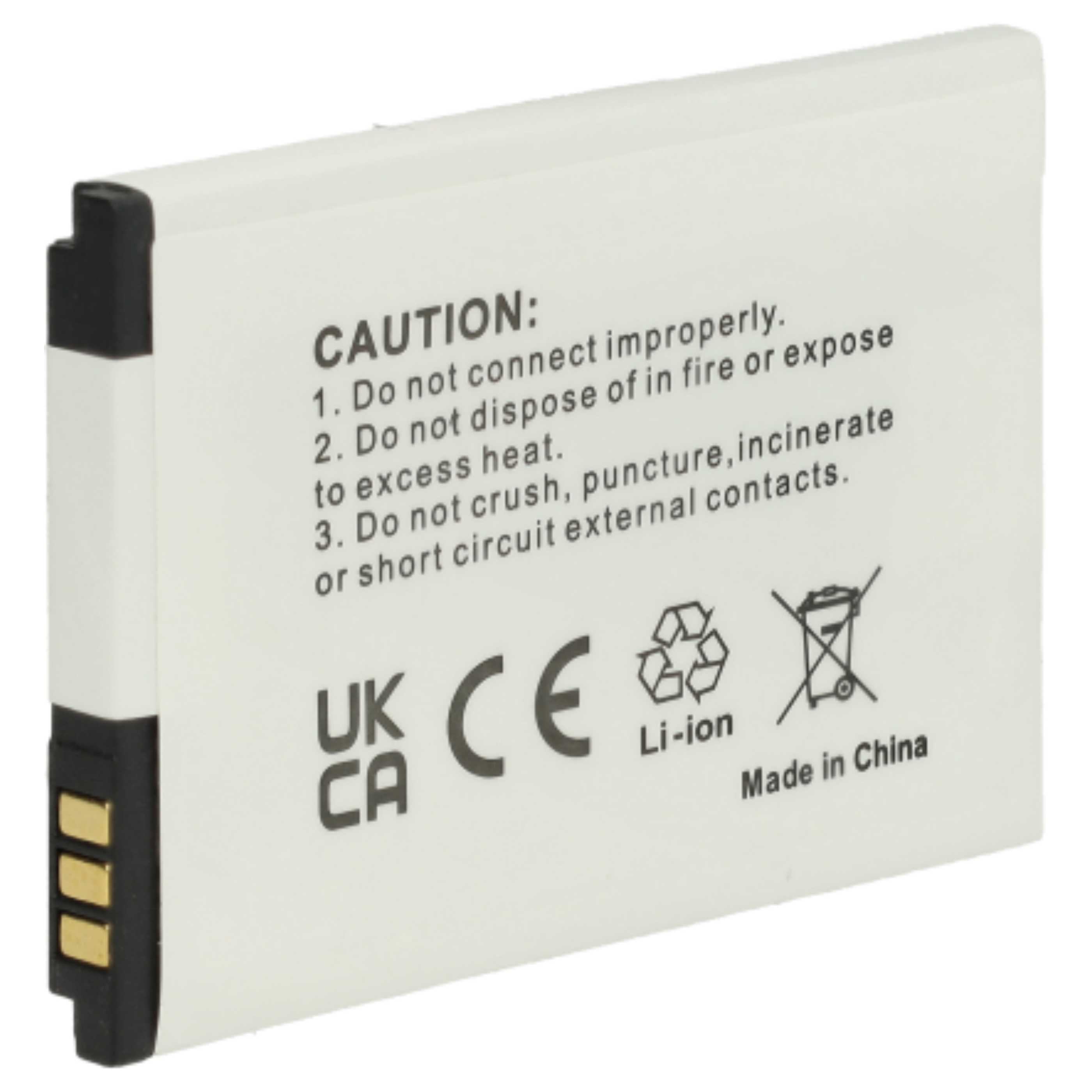 3x Batteries remplace Siemens Gigaset 4250366817255 pour téléphone Gigaset - 700mAh 3,7V Li-ion