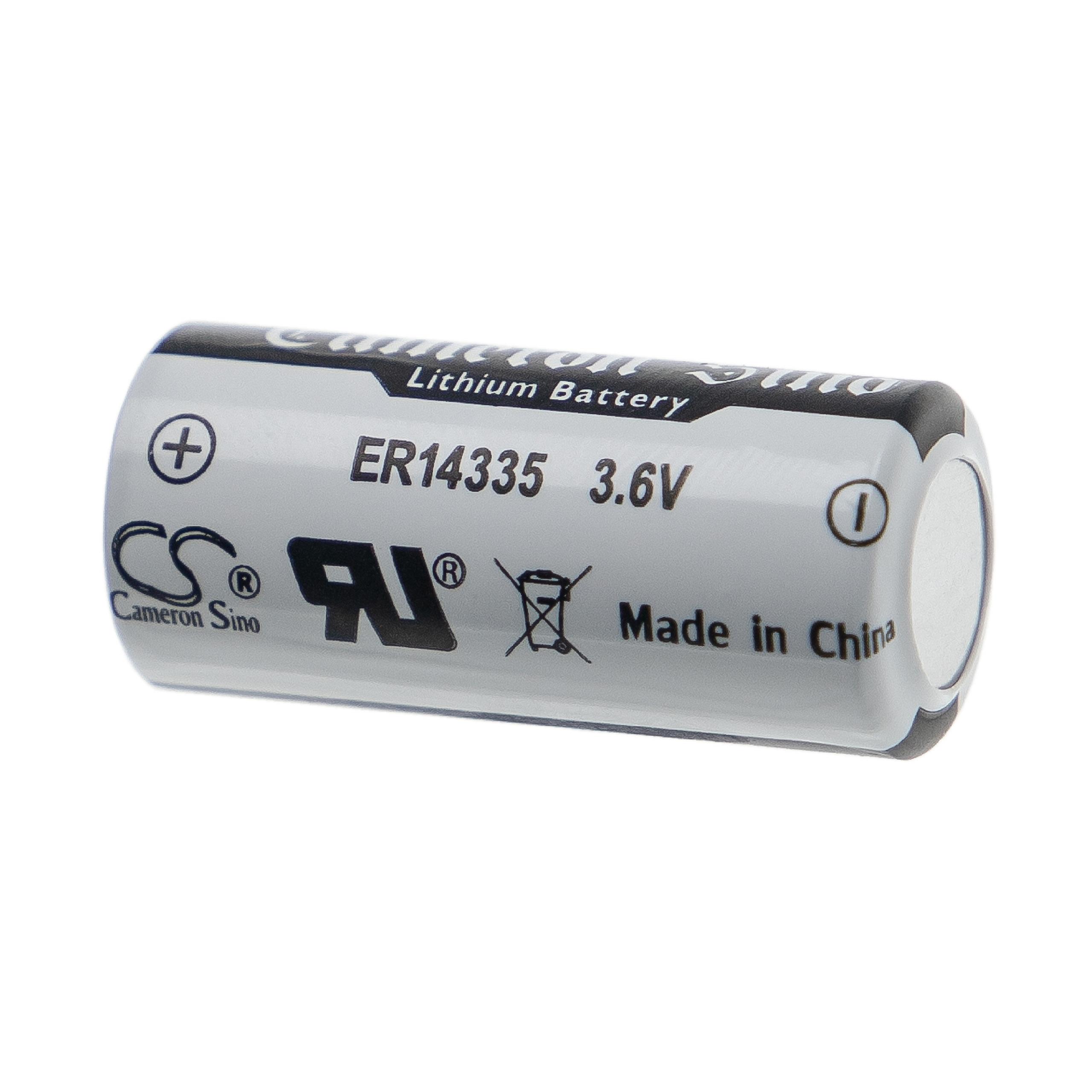 Batería para ER14335 - 1650 mAh 3,6 V Li-SOCl2
