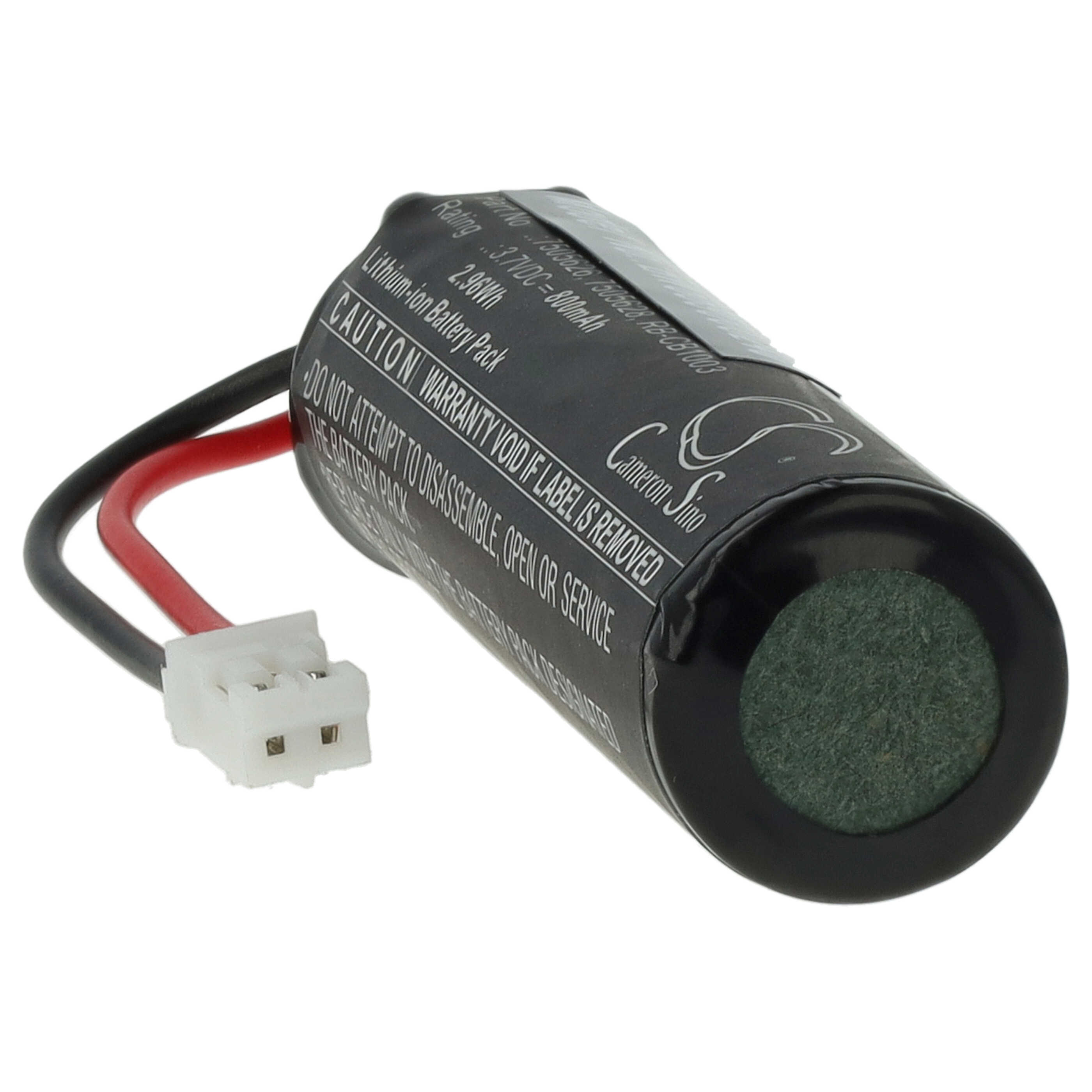 Batería reemplaza Morita 7505626, 7505628, RB-CB1003 para tecnología médica (800 mAh, 3,7 V, Li-Ion)