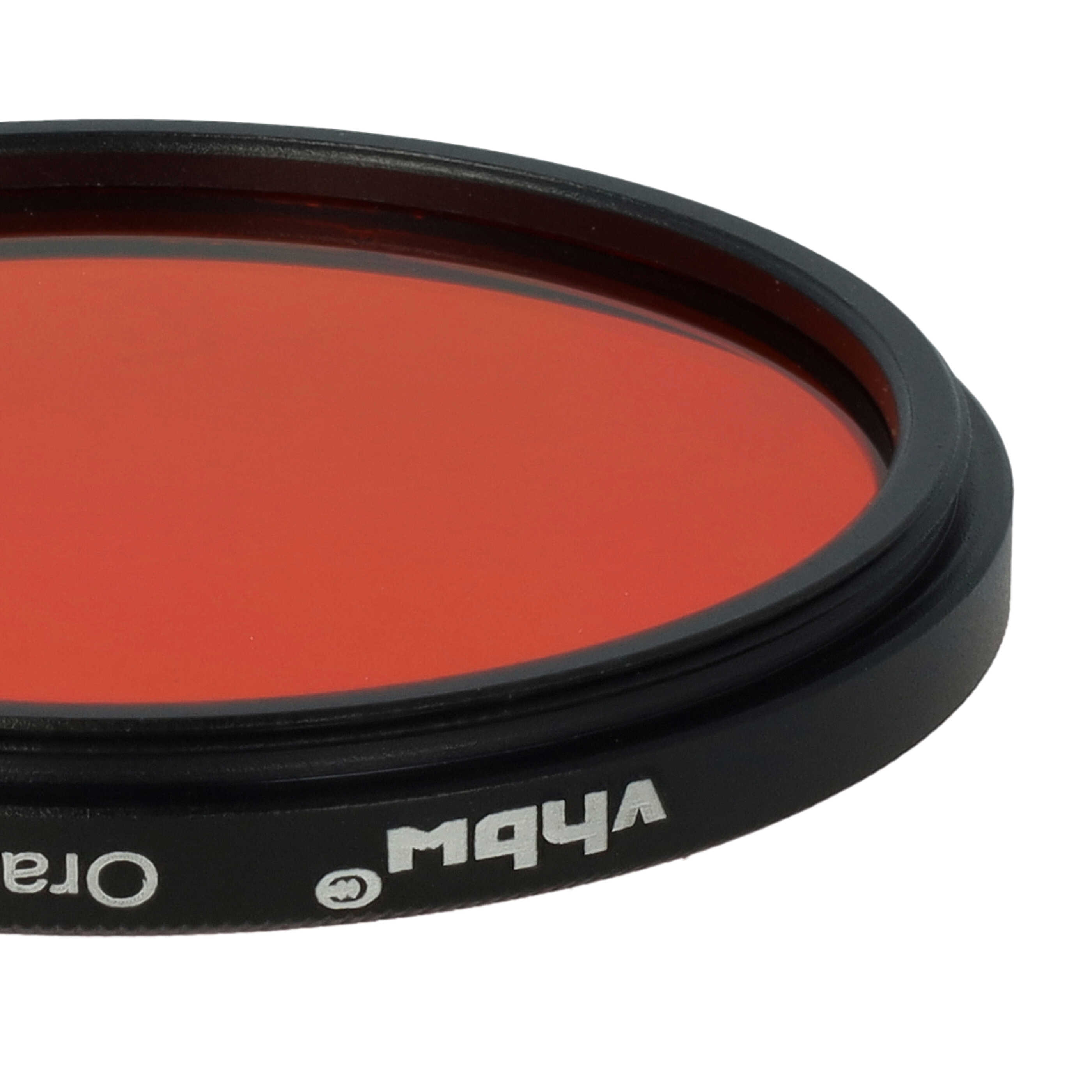 Filtro de color para objetivo de cámara con rosca de filtro de 52 mm - Filtro naranja