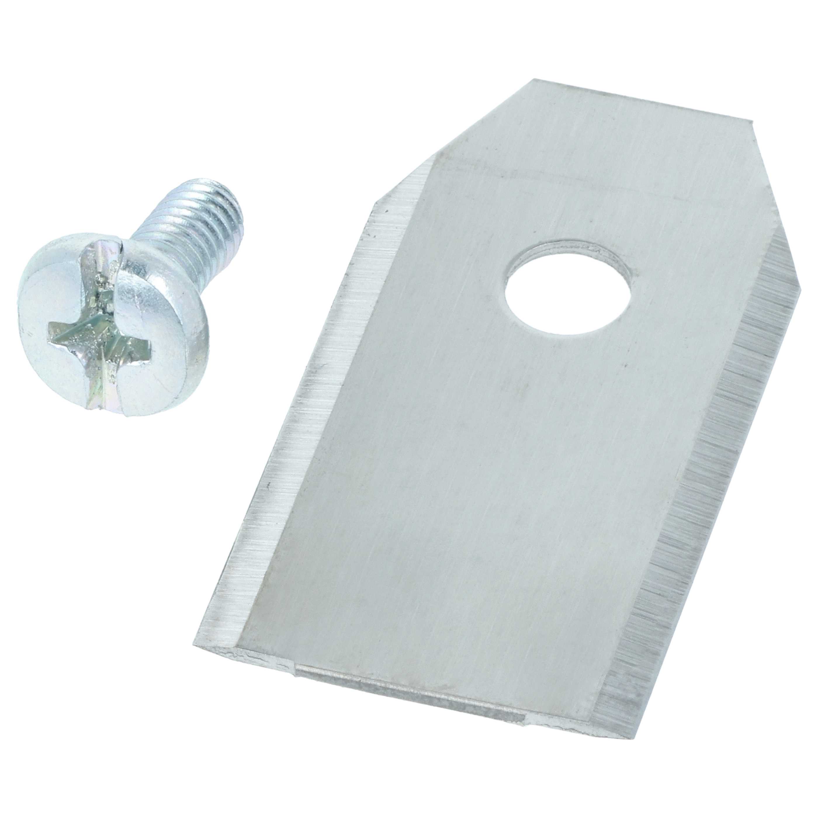 30x Exchange Blade replaces Arnold AR1 Cordless Lawnmower etc. - Steel, Silver