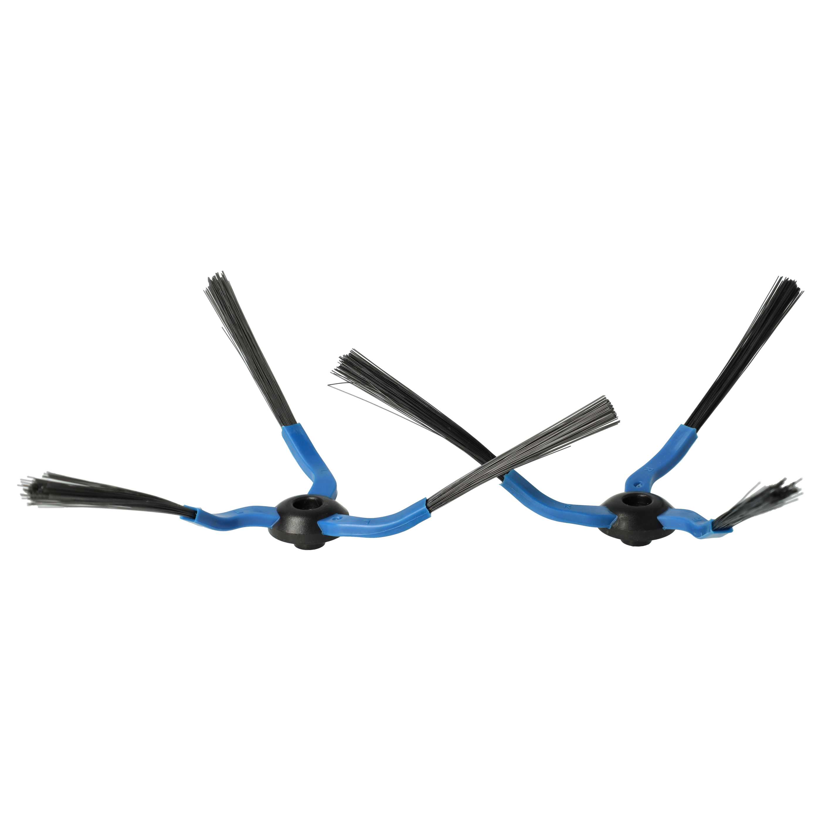 4x Spazzola laterale (dx/sx) a 3 bracci per robot aspirapolvere Samsung SR87xx - nero / blu