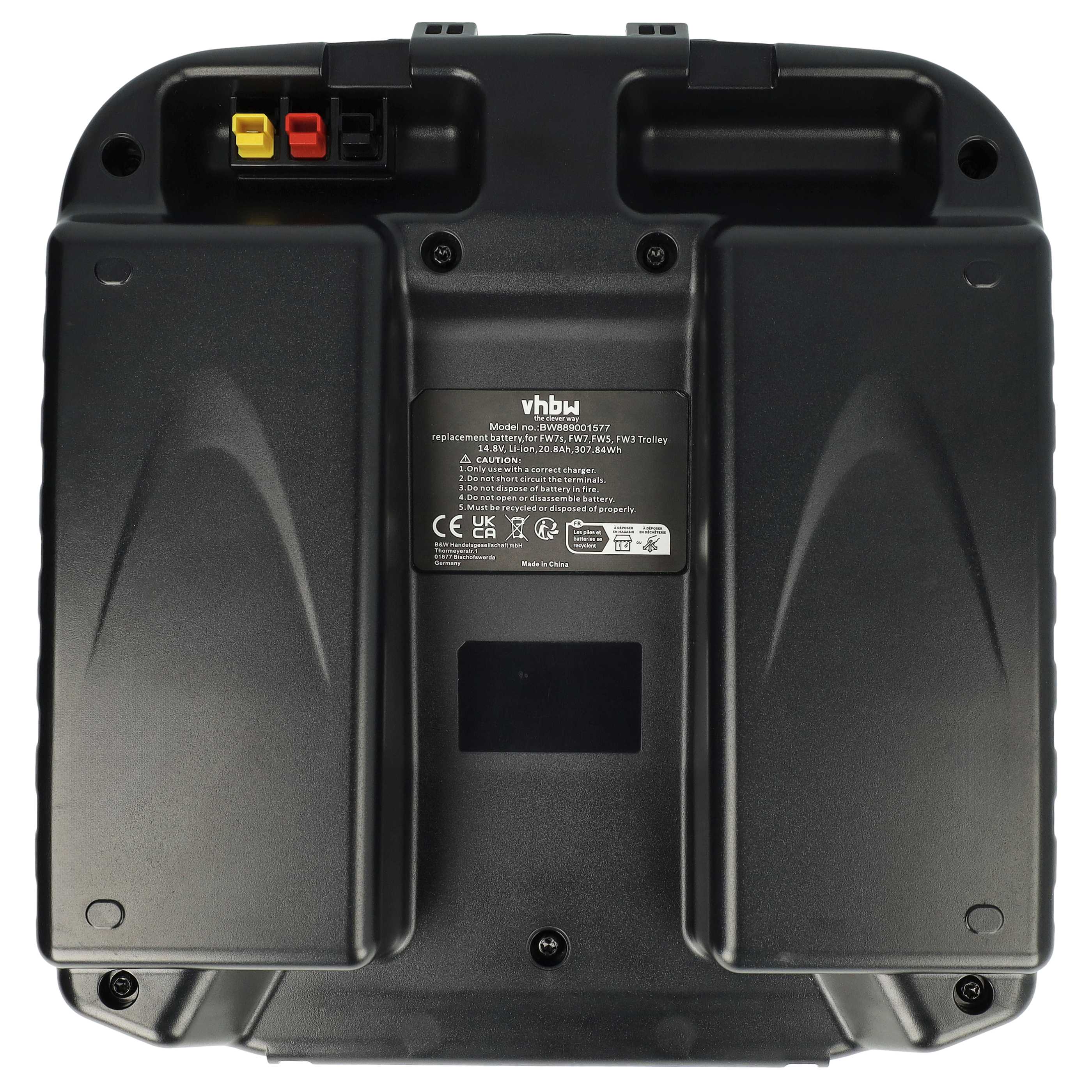 Electric Golf Caddy Battery replaces PowaKaddy PK3583, PK3785, 4S8P - 20800mAh, 14.8V