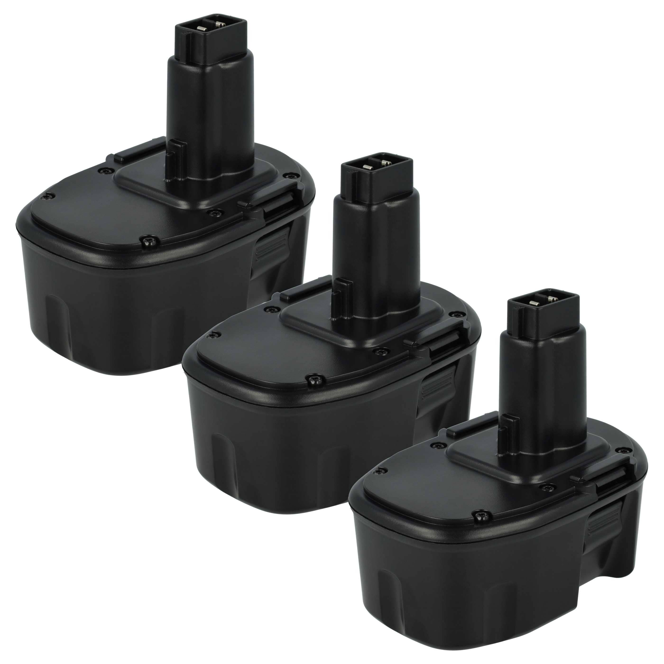 Akku (3x Stück) 14,4V als Ersatz für Dewalt DE9092, DE9091, DE9502, DE9094, DW9094, DC9091, DE9038 - 3Ah, NiMH