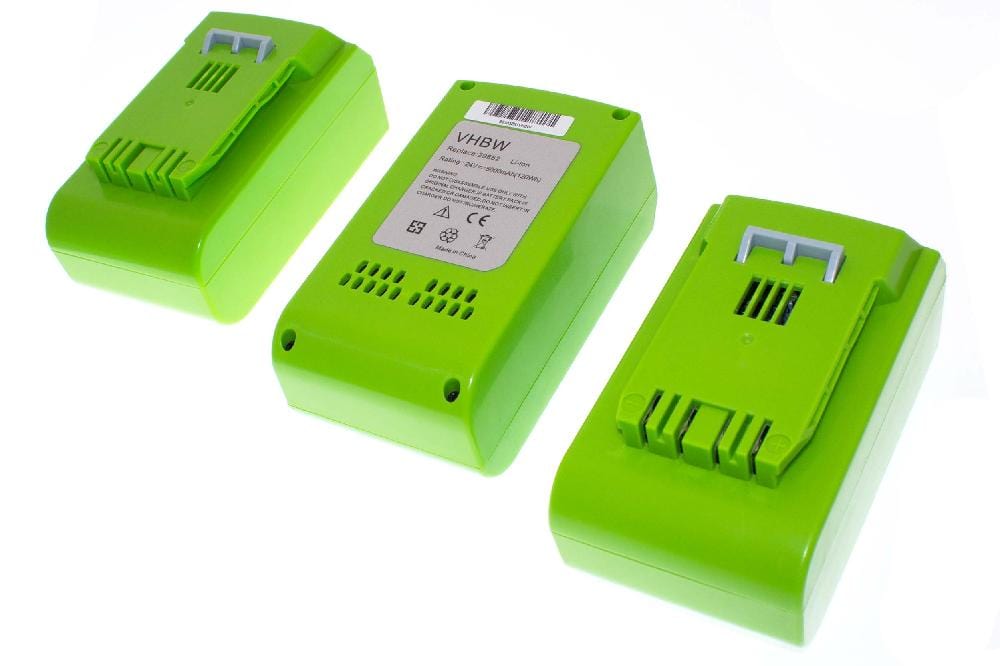3x Battery replaces Alpina 270401020, BT 4024 Electric Power Tool - 5000 mAh, 24 V, Li-Ion