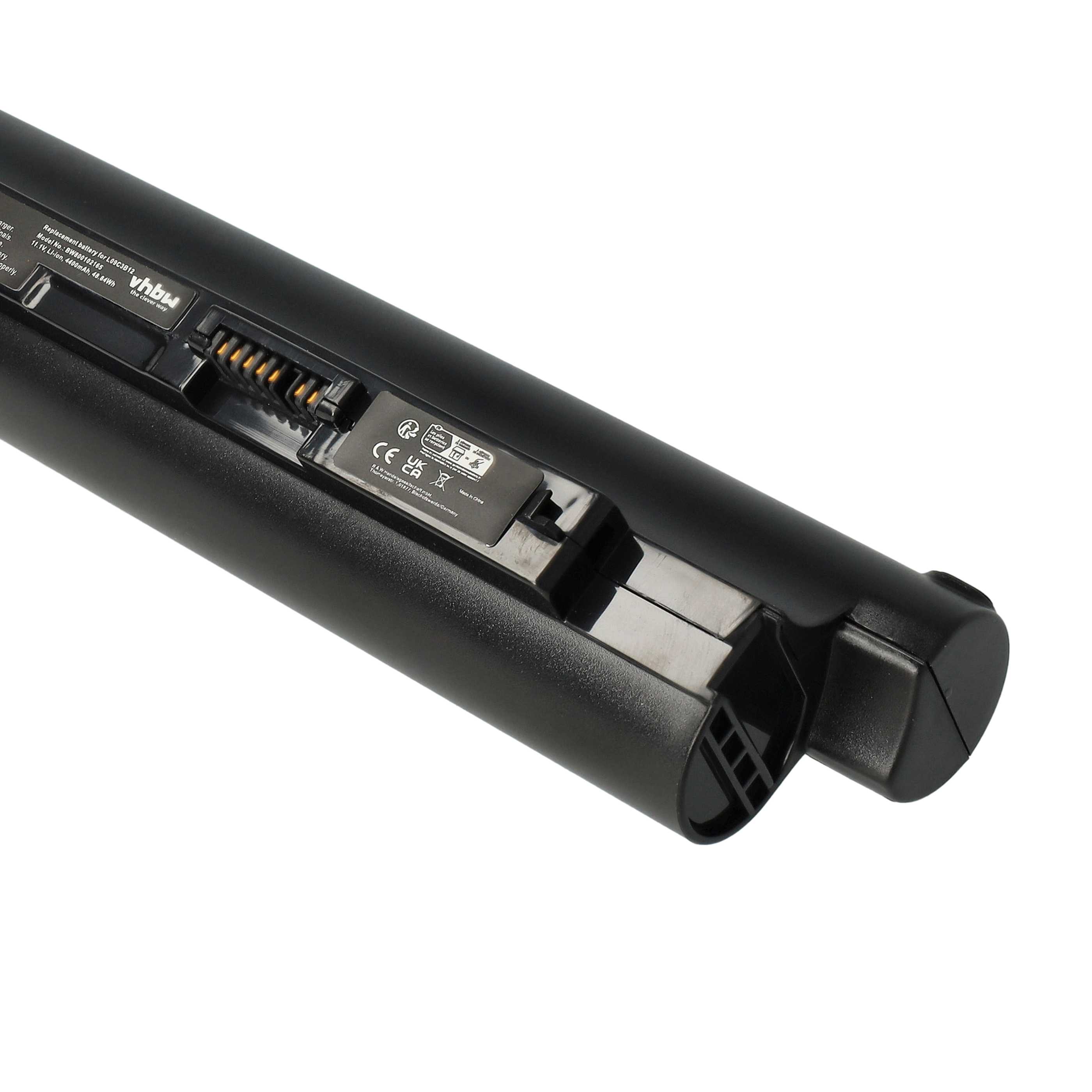 Akumulator do laptopa zamiennik Lenovo 55Y9382, L09C3B12, 55Y9383, L09C3B11 - 4400 mAh 11,1 V Li-Ion, czarny