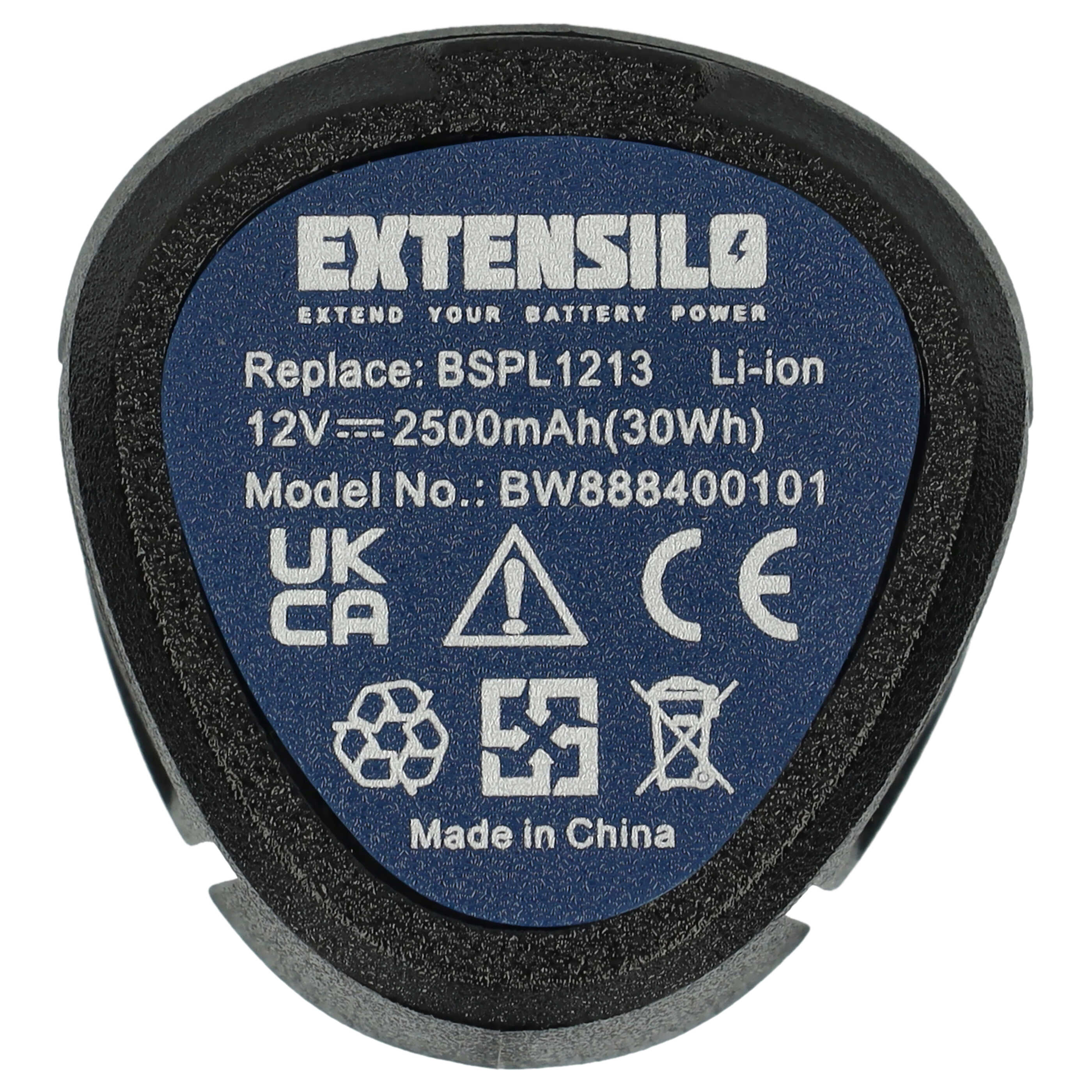 Batería reemplaza Hendi 936795 para herramienta - 2500 mAh, 12 V, Li-Ion
