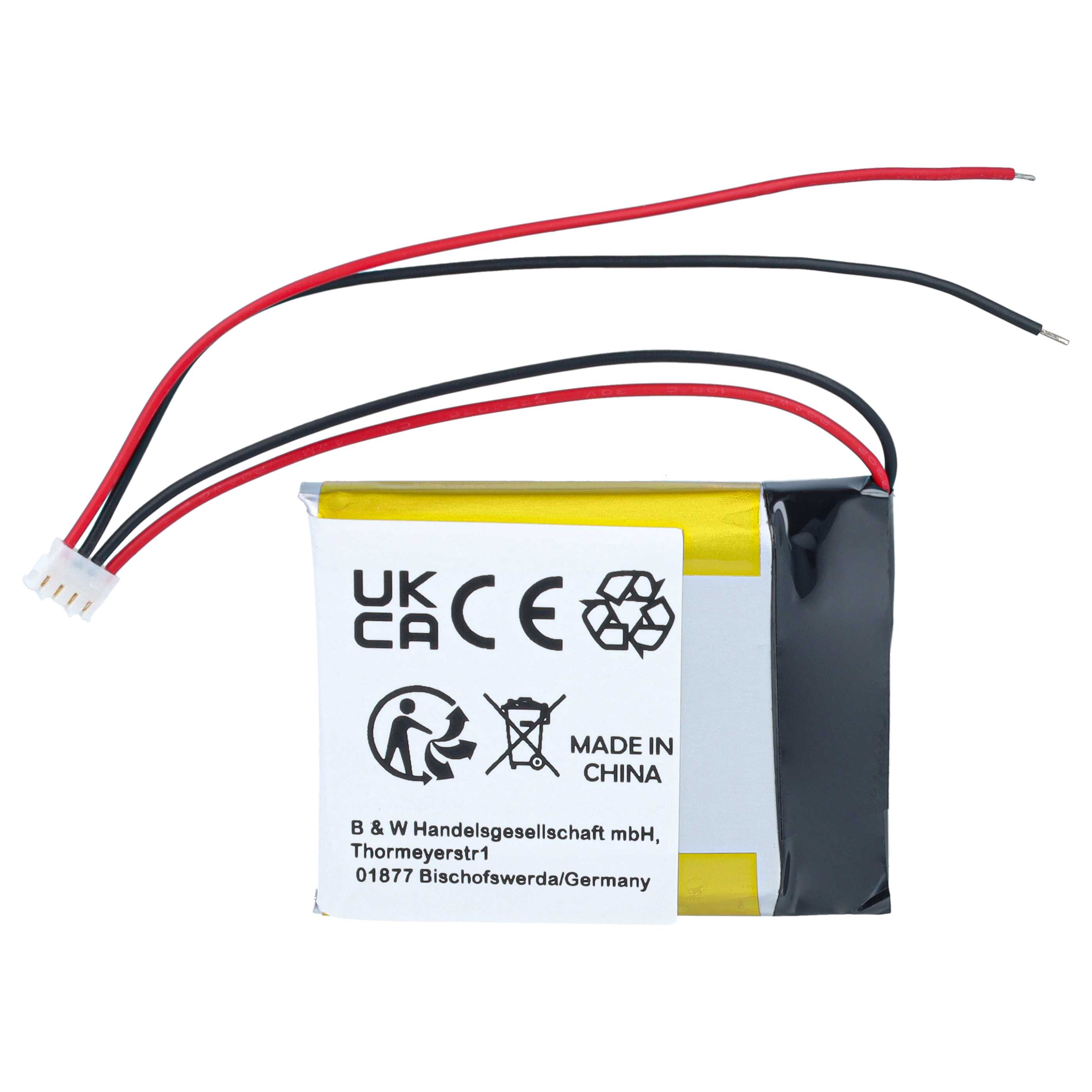GPS Navigation-Akku als Ersatz für Garmin 361-00043-00, 361-0043-00, 361-00043-01 - 600mAh 3,7V Li-Ion