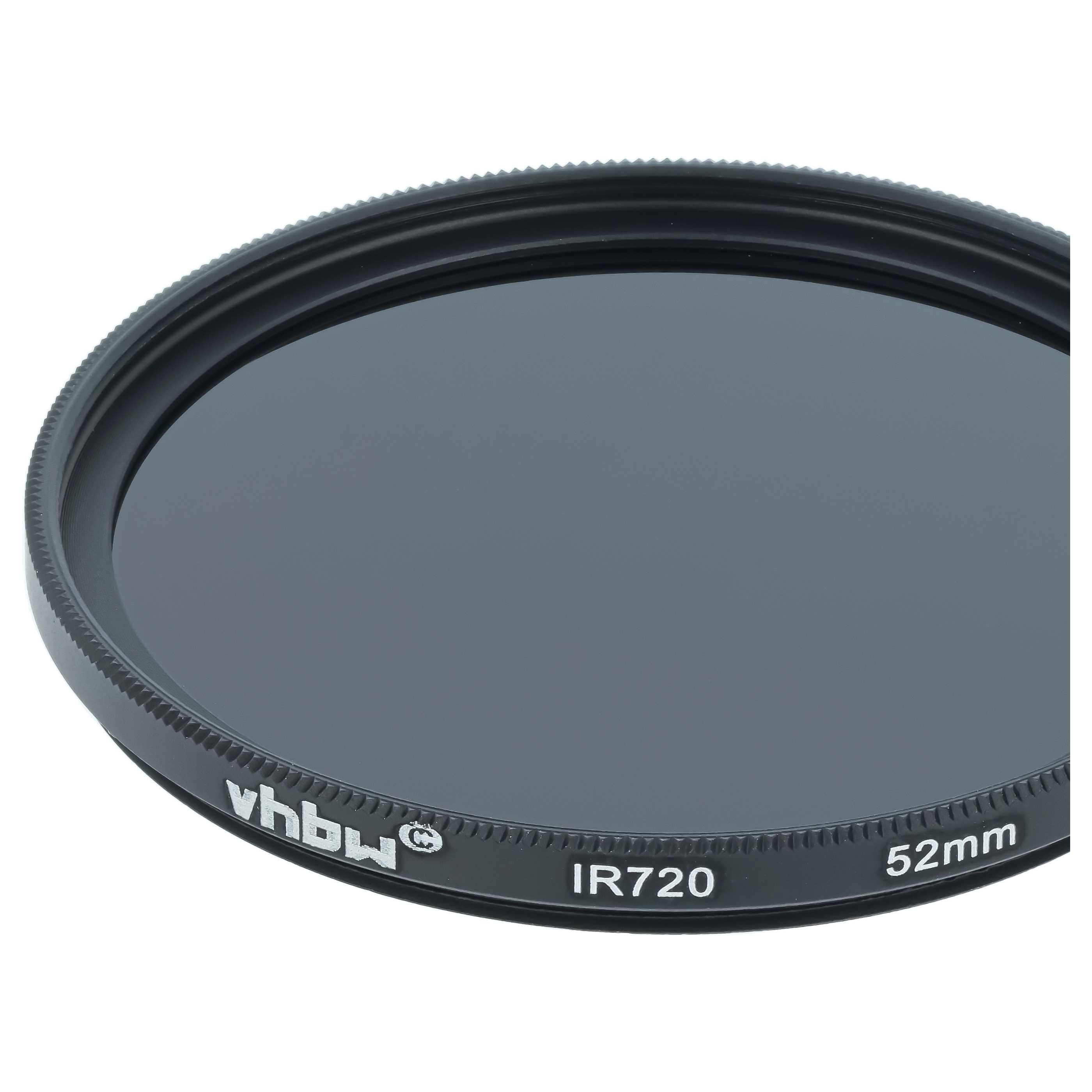 Filtr podczerwieni 720nm na obiektyw z gwintem 52 mm - Filtr IR
