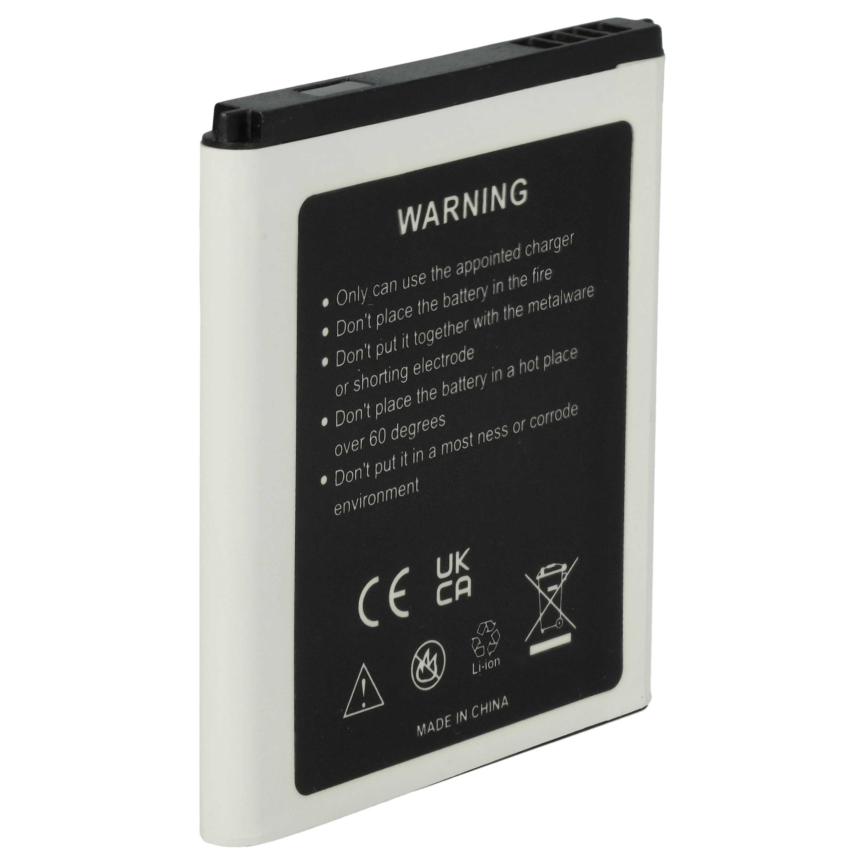 Akku als Ersatz für Alcatel BY80, TLiB32E, CAB32E0002C1, CAB32E0000C1, CAB32E0000C2 - 1700mAh 3,7V Li-Ion