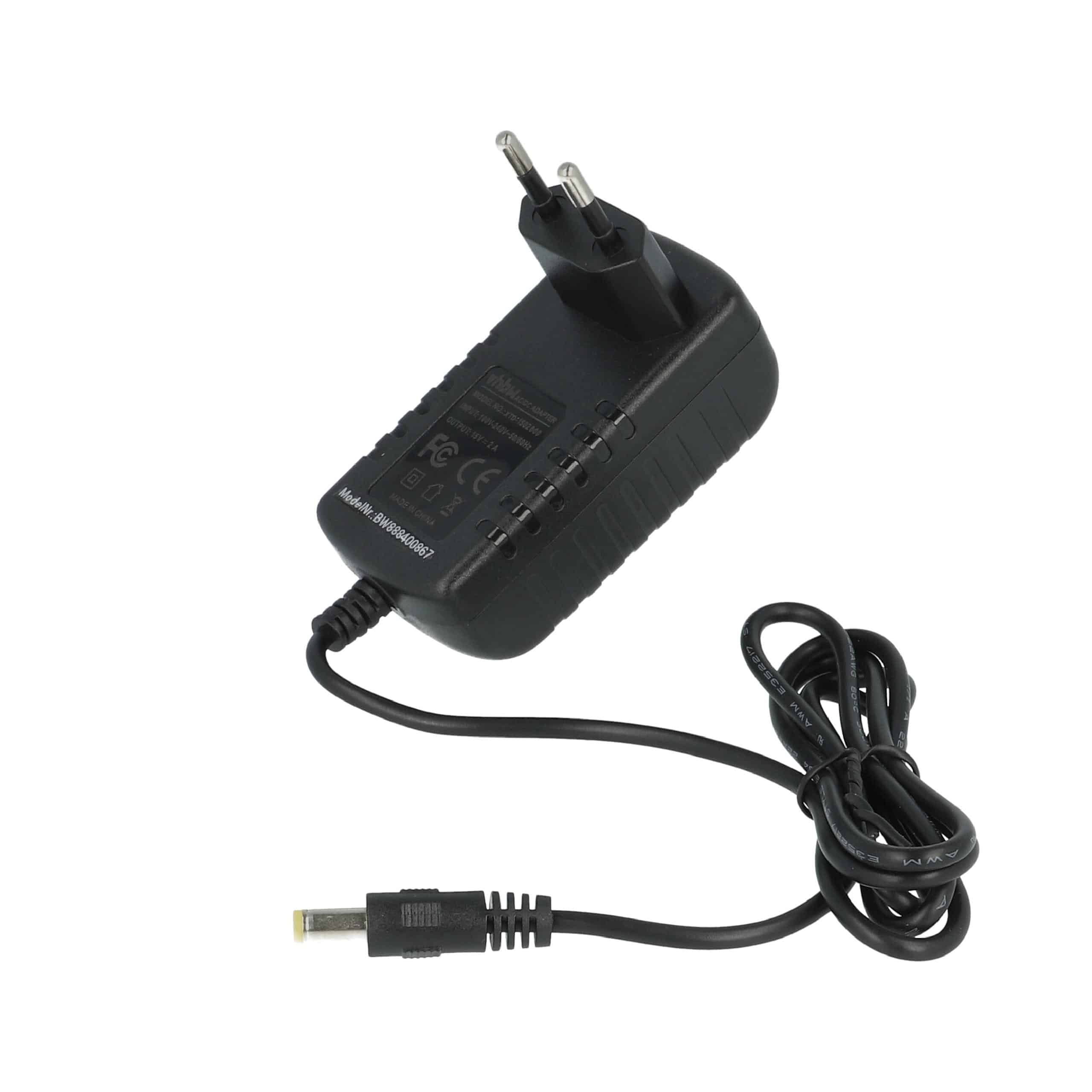 Mains Power Adapter suitable for GFP181DA-1512-1 PhilipsLoudspeaker etc., 15 V, 2.0 A