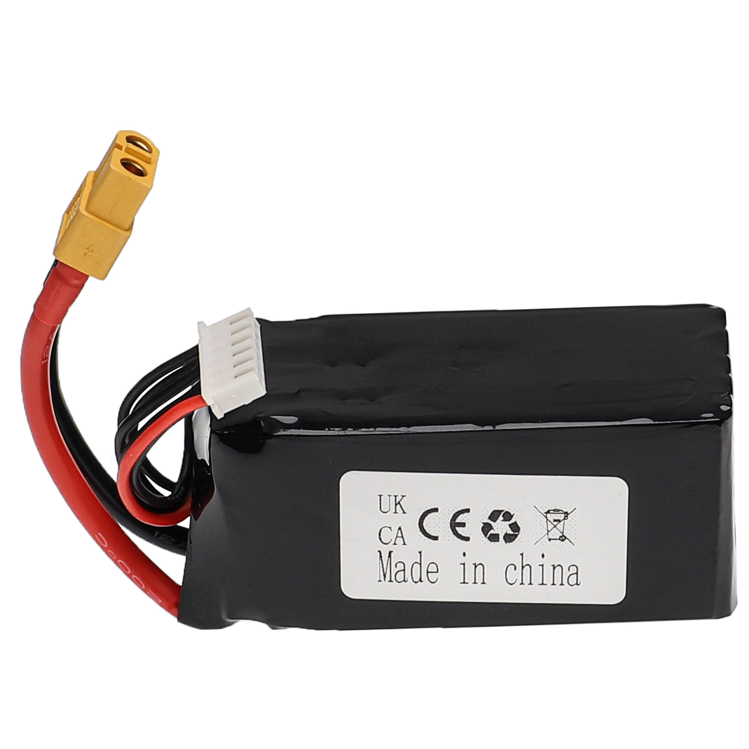 Batterie modèle radio-télécommandé - 1500mAh 18,5V Li-polymère, XT60