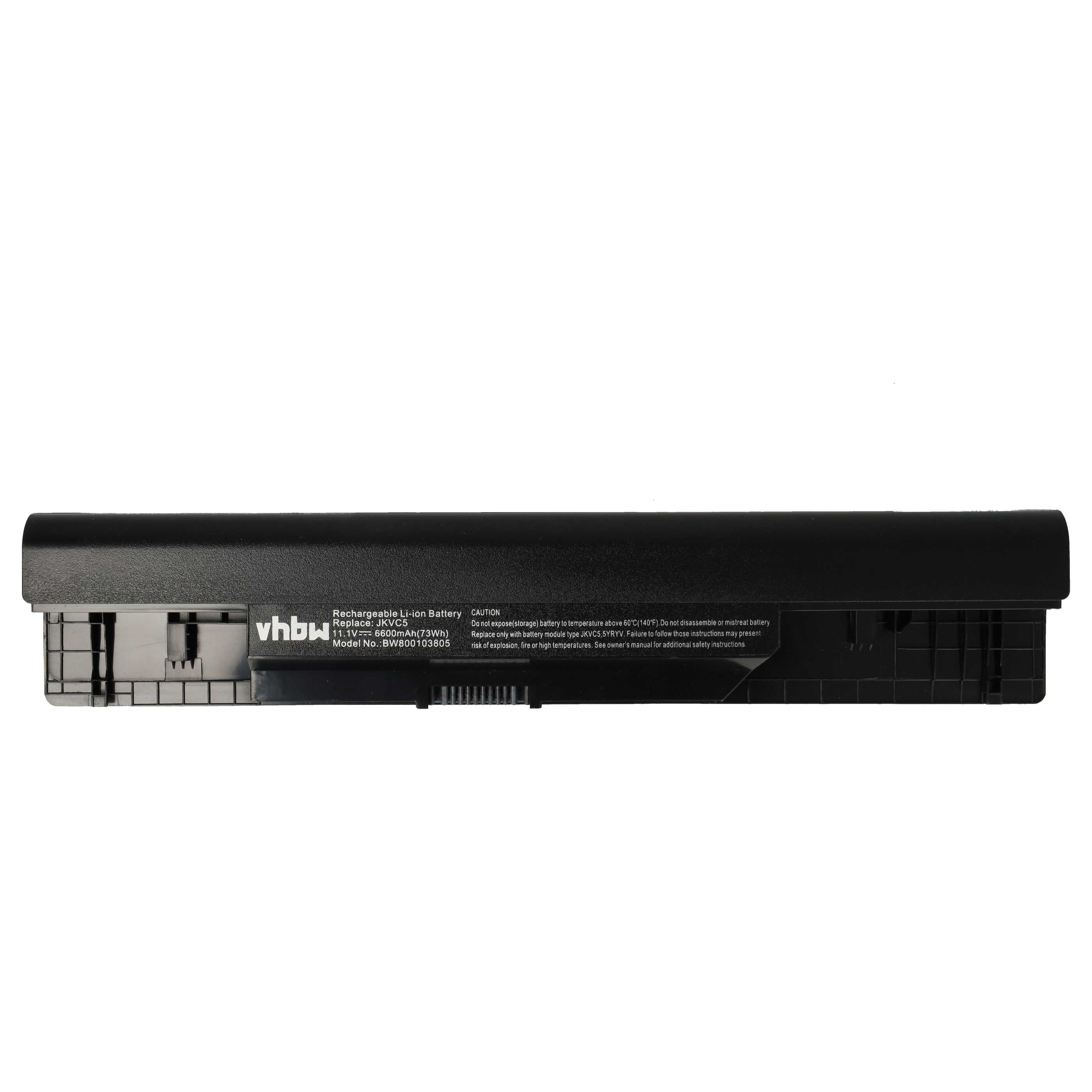 Akumulator do laptopa zamiennik Dell 0FH4HR, 05Y4YV, 0X0WDN, 0NKDWN, 312-1021 - 6600 mAh 11,1 V Li-Ion, czarny