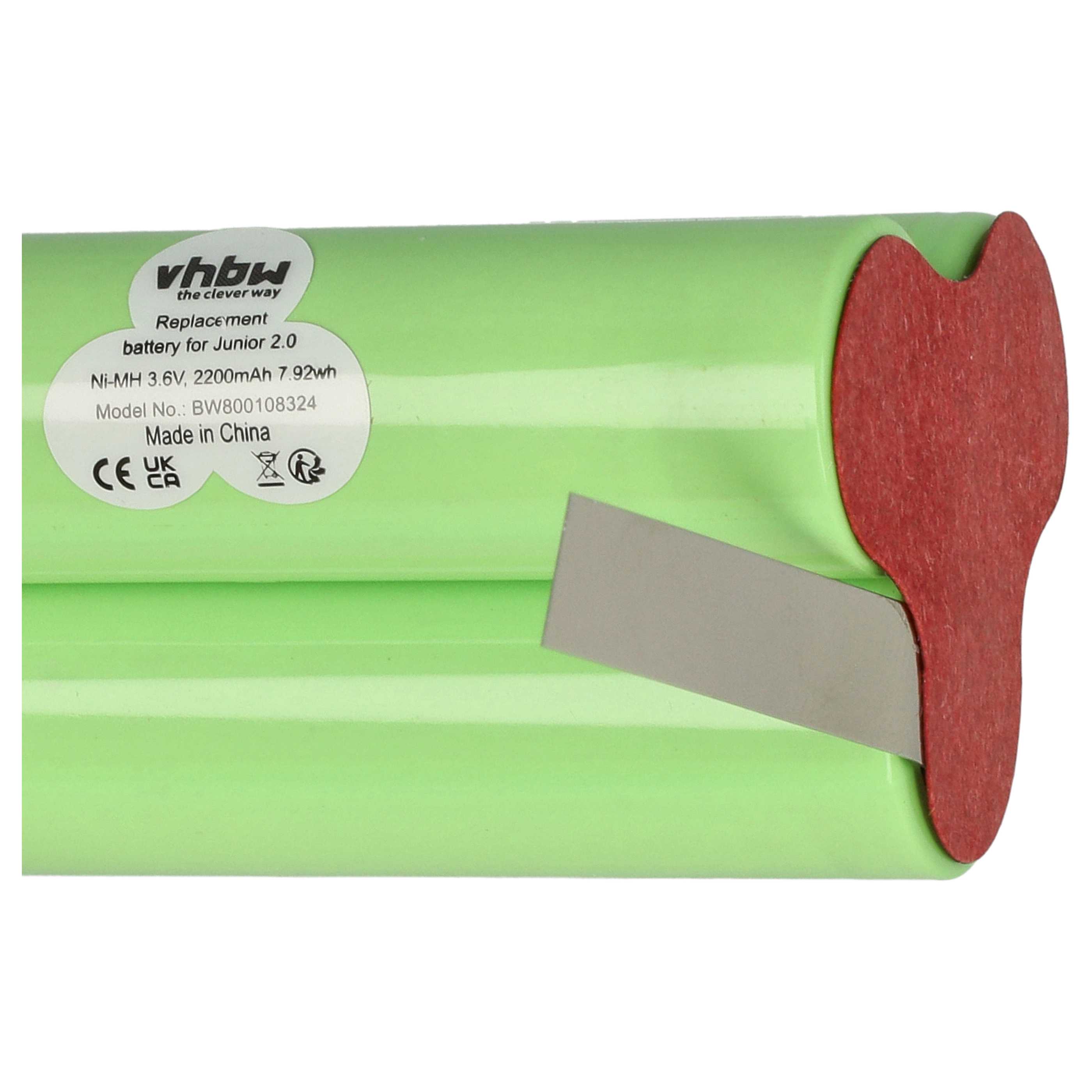 Battery replaces AEG/Electrolux Type 141 for AEG Electrolux 2000mAh, 3.6V, NiMH