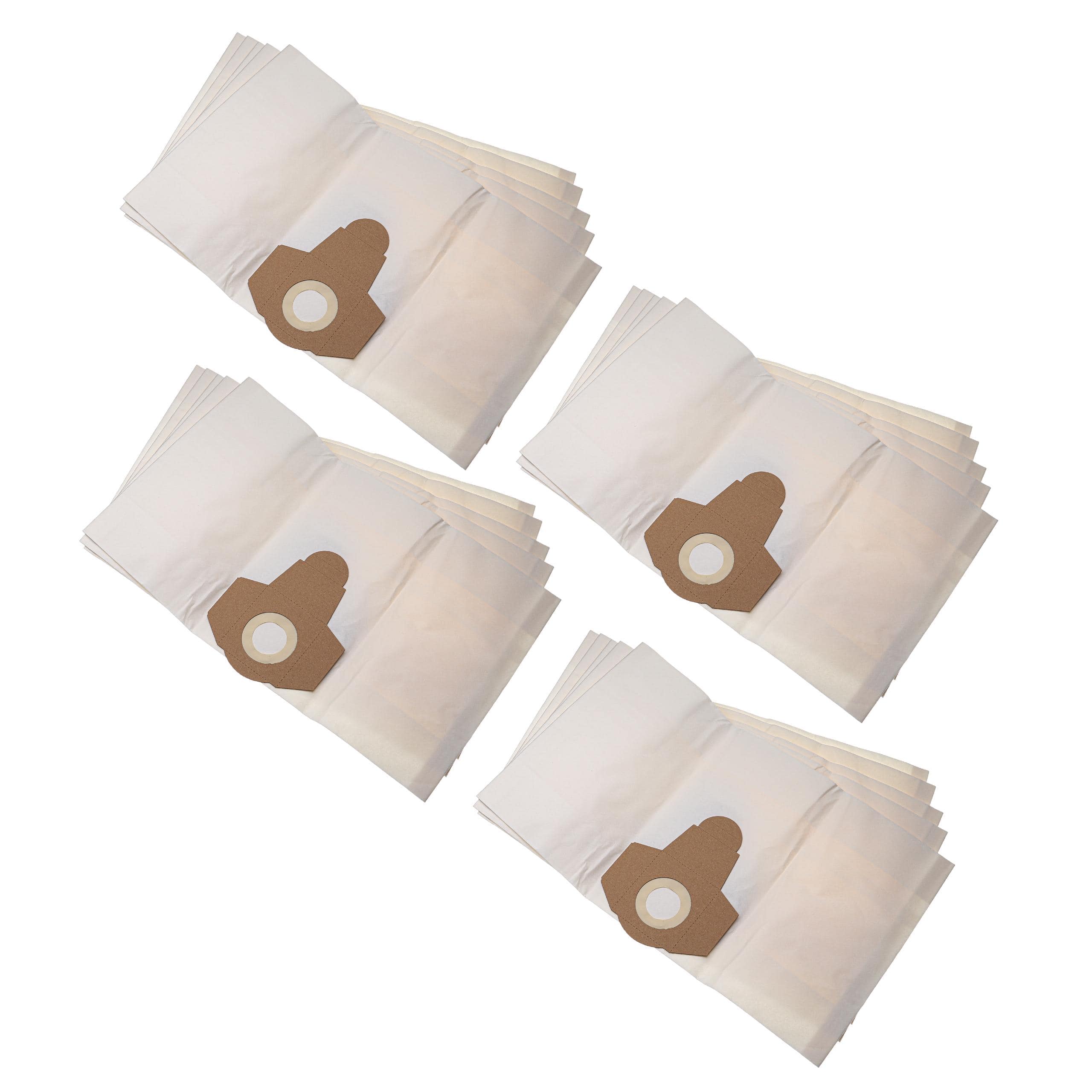 20x Sac remplace sac filtrant 20 L pour poussières fines, 7081411008871 pour aspirateur Parkside - papier