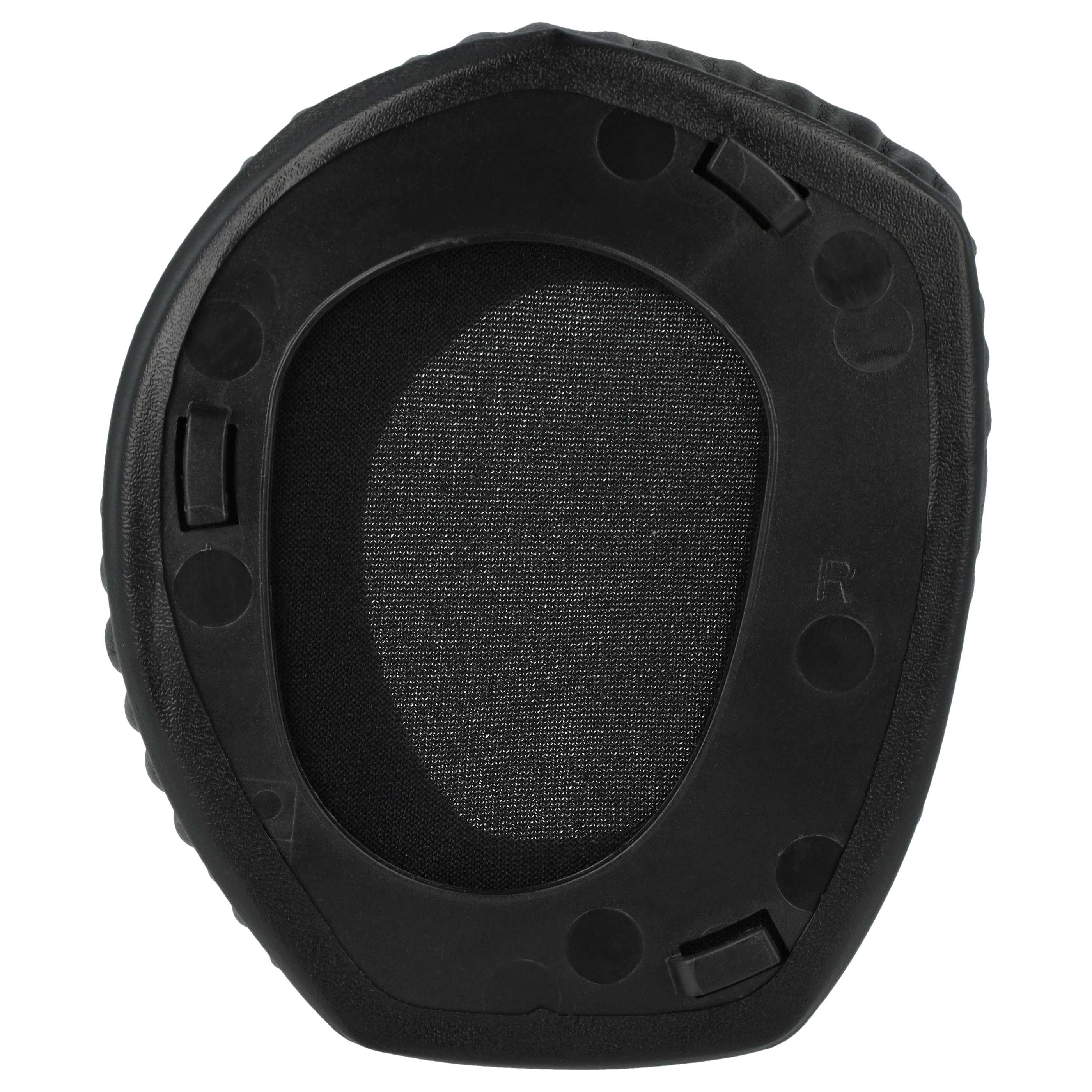 2x Ear Pads replaces Sennheiser 562591, 562592, 562593 - foam / synthetic leather, 25 mm thick